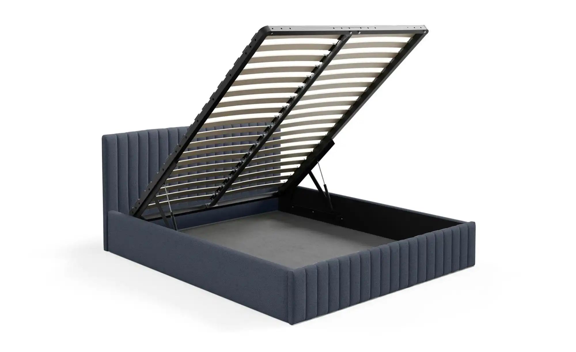 Polsterbett mit Bettkasten Sona ¦ blau ¦ Maße (cm): H: 90 Betten > Polsterb günstig online kaufen