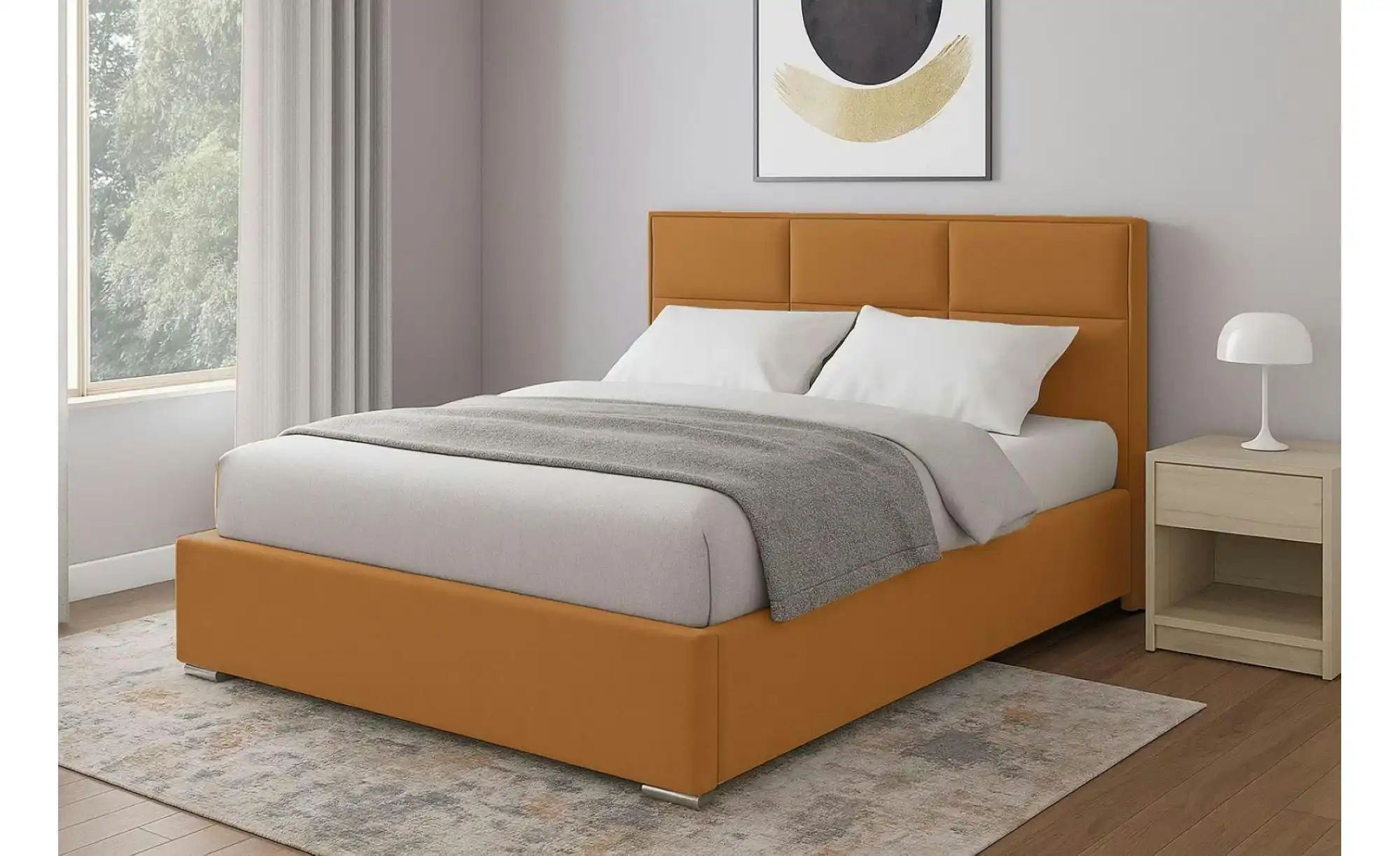 Thumbnail - Polsterbett mit Bettkasten Imbir ¦ gelb ¦ Maße (cm): B: 120 H: 52 Betten > Polsterbetten - Höffner