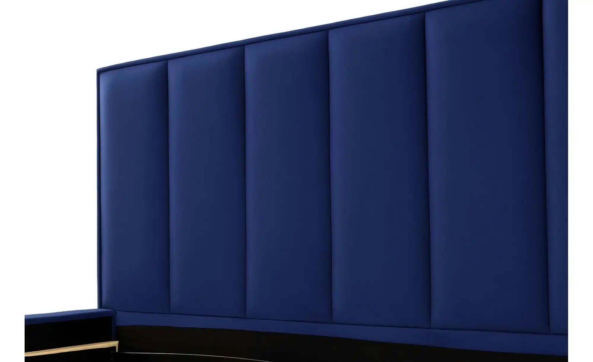 Polsterbett mit Bettkasten Hugo ¦ blau ¦ Maße (cm): H: 110 Betten > Komfort günstig online kaufen