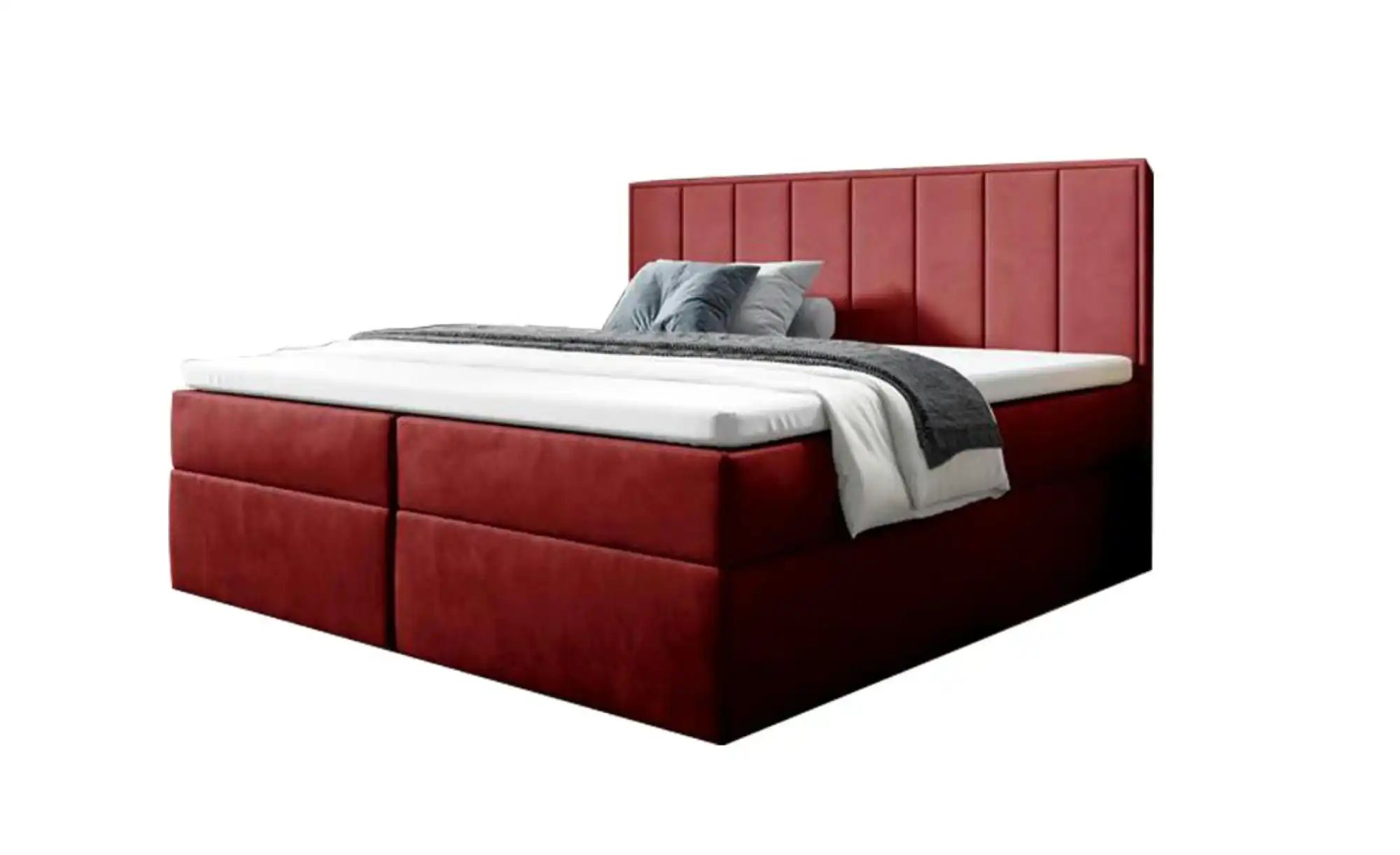 Boxbett mit Bettkasten Havana ¦ rot ¦ Maße (cm): B: 180 H: 110 Betten > Kom günstig online kaufen