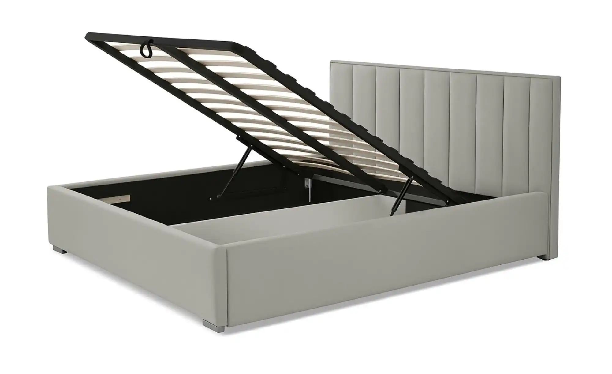 Polsterbett mit Bettkasten Hugo ¦ beige ¦ Maße (cm): B: 200 H: 110 Betten > günstig online kaufen