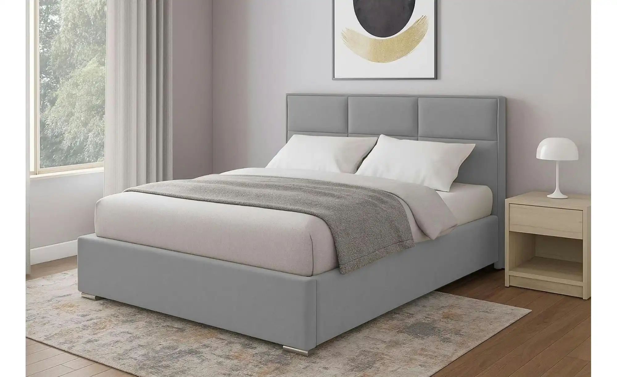 Thumbnail - Polsterbett mit Bettkasten Imbir ¦ grau ¦ Maße (cm): B: 180 H: 52 Betten > Polsterbetten - Höffner