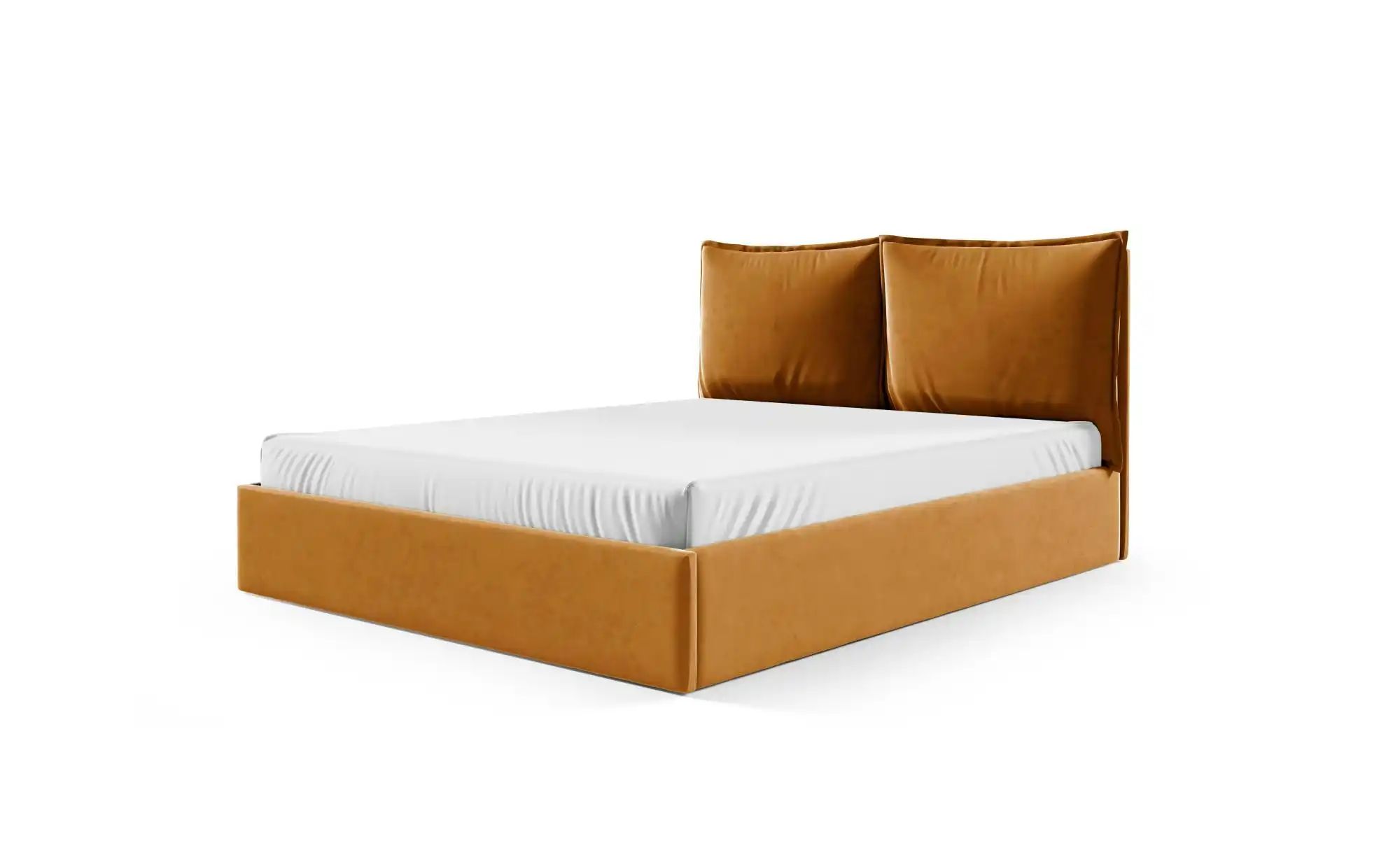 Polsterbett mit Bettkasten Glam ¦ gelb ¦ Maße (cm): H: 100 Betten > Polster günstig online kaufen