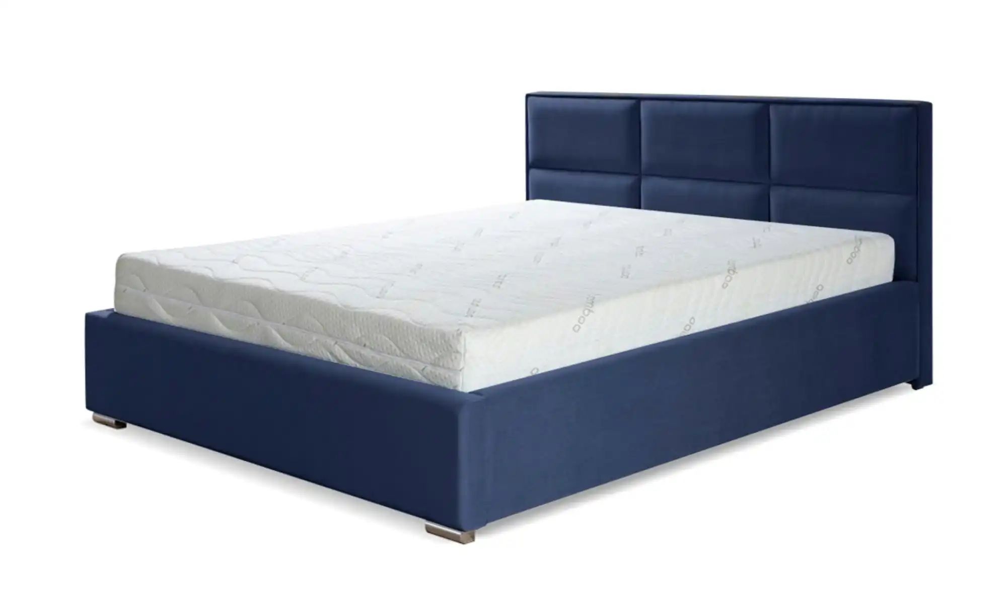 Polsterbett mit Bettkasten Imbir ¦ blau ¦ Maße (cm): B: 200 H: 52 Betten > günstig online kaufen