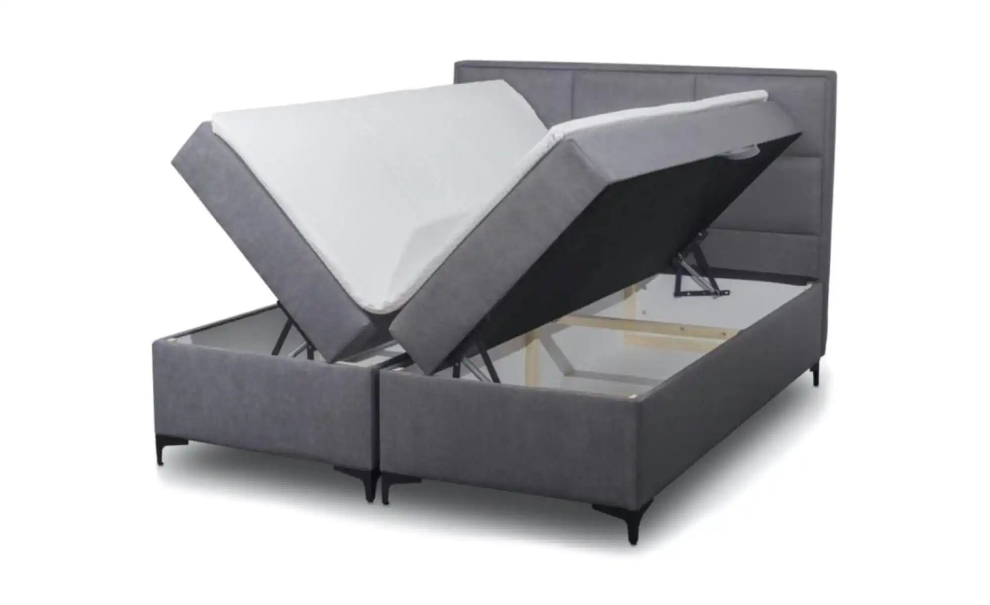 Boxbett mit Bettkasten Vaduz ¦ beige ¦ Maße (cm): H: 110 Betten > Polsterbe günstig online kaufen