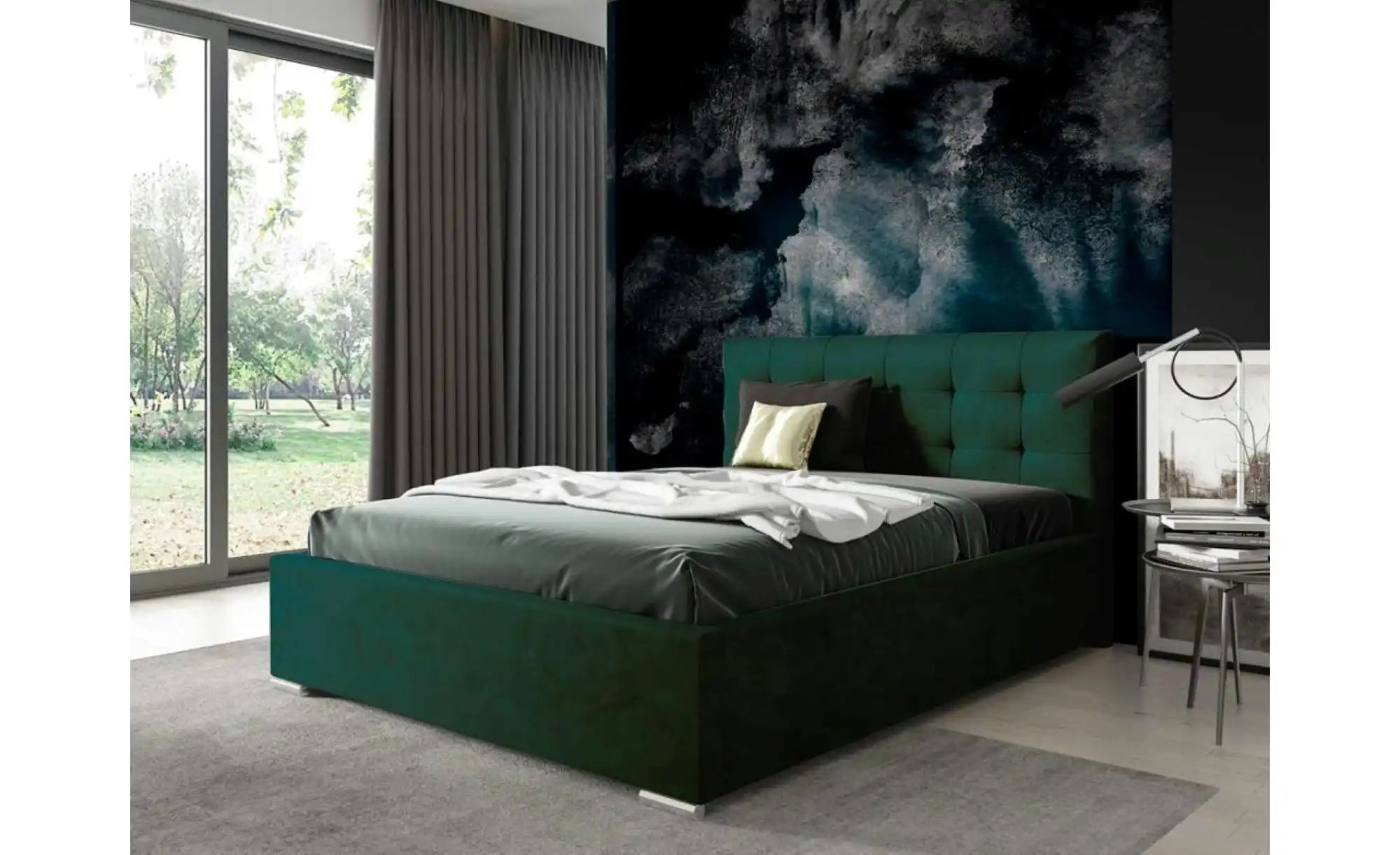 Thumbnail - Polsterbett mit Bettkasten Play ¦ grün ¦ Maße (cm): B: 200 H: 110 Betten > Polsterbetten - Höffner