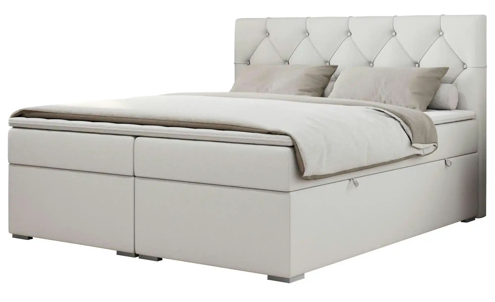 Boxbett mit Bettkasten Alda ¦ weiß ¦ Maße (cm): B: 180 H: 118 Betten > Komf günstig online kaufen