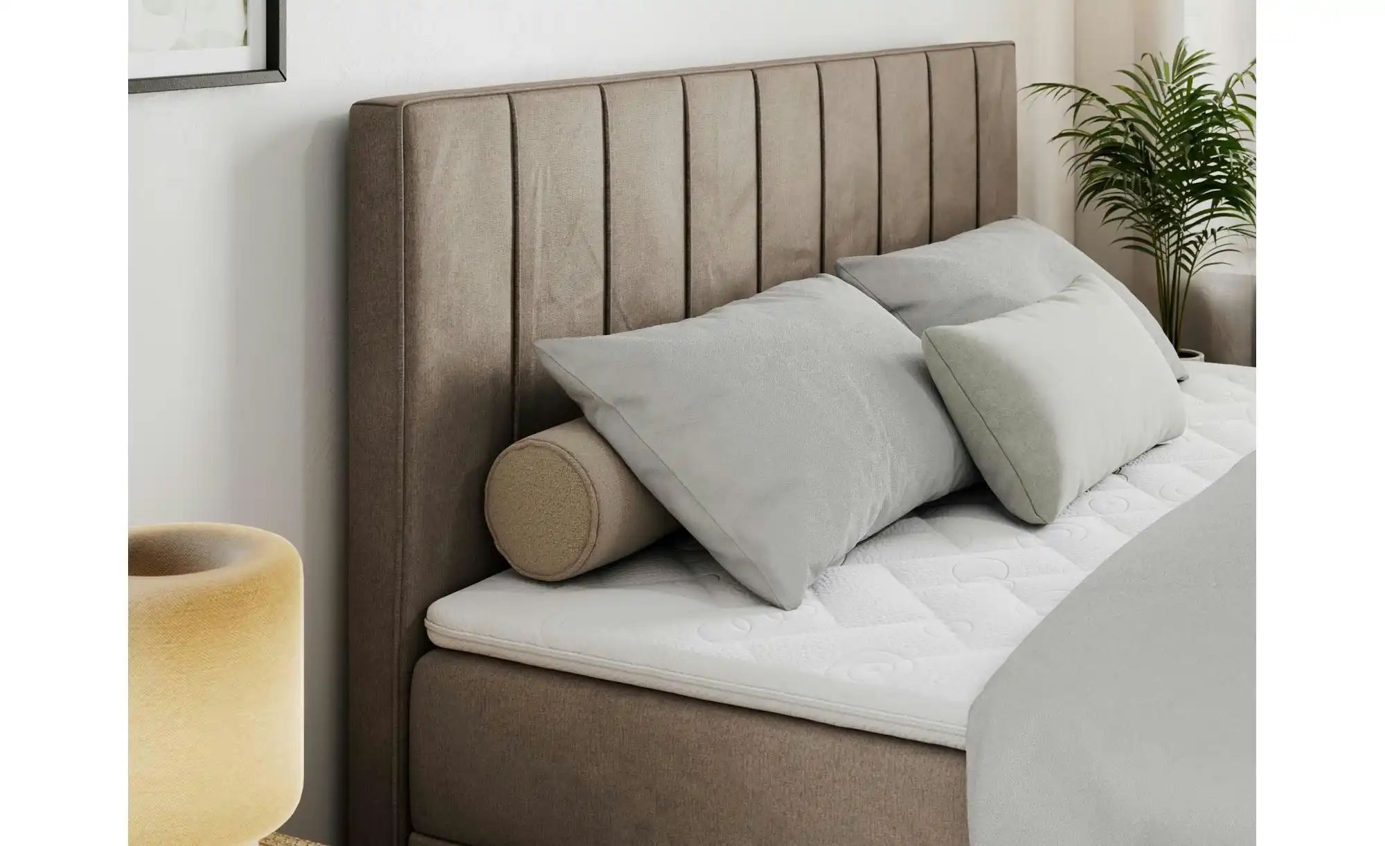 Thumbnail - Boxbett mit Bettkasten Ally ¦ braun ¦ Maße (cm): B: 160 H: 118 Betten > Polsterbetten - Höffner