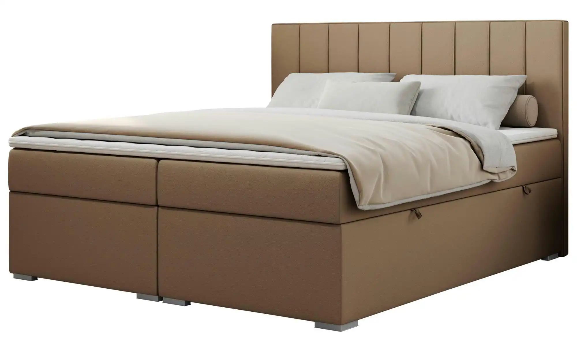 Boxbett mit Bettkasten Ally ¦ braun ¦ Maße (cm): B: 160 H: 118 Betten > Pol günstig online kaufen