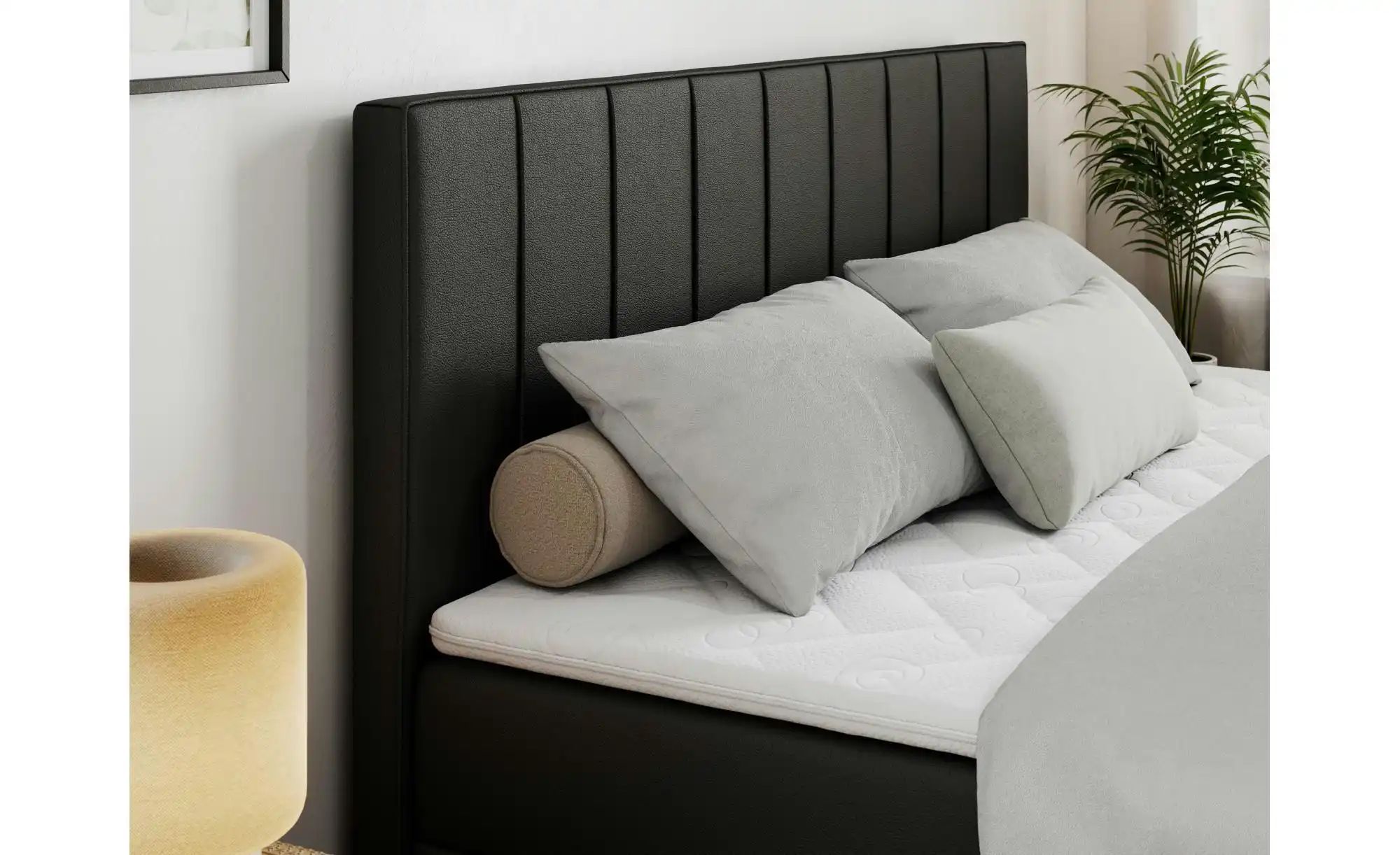 Thumbnail - Boxbett mit Bettkasten Ally ¦ schwarz ¦ Maße (cm): B: 160 H: 118 Betten > Komfortbetten - Höffner