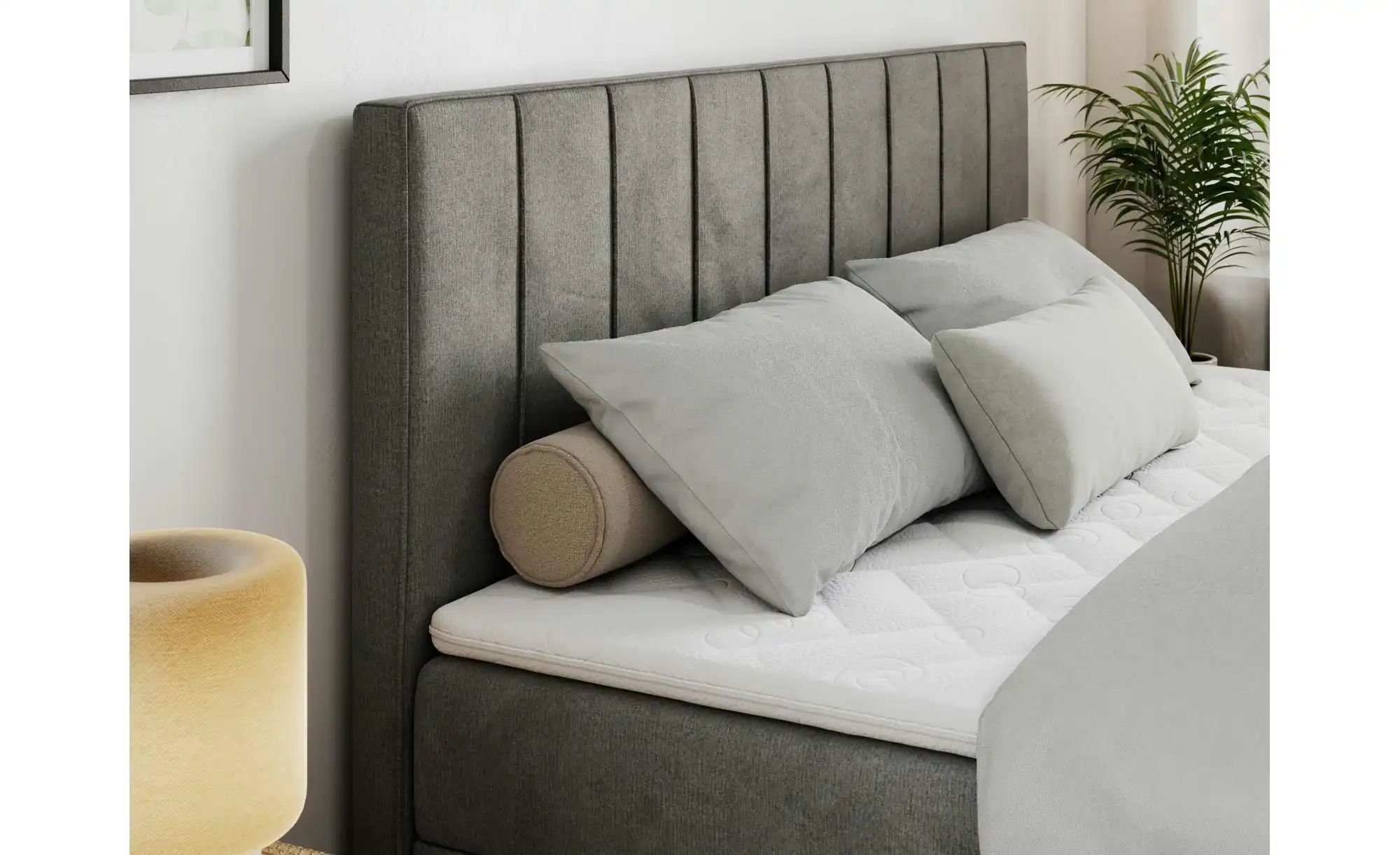 Thumbnail - Boxbett mit Bettkasten Ally ¦ grau ¦ Maße (cm): B: 160 H: 118 Betten > Komfortbetten - Höffner