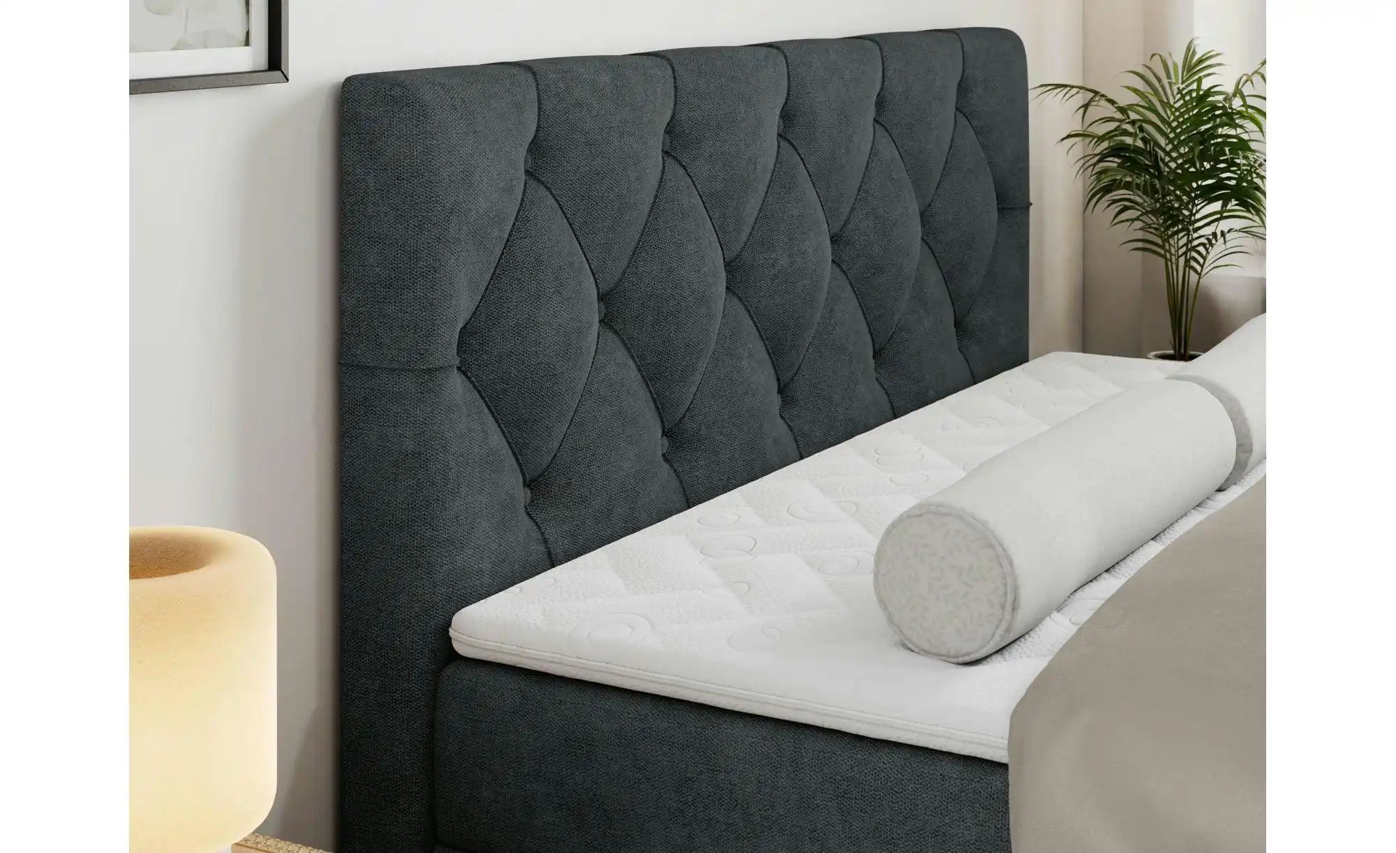 Thumbnail - Boxbett mit Bettkasten Alda ¦ grau ¦ Maße (cm): B: 180 H: 118 Betten > Komfortbetten - Höffner