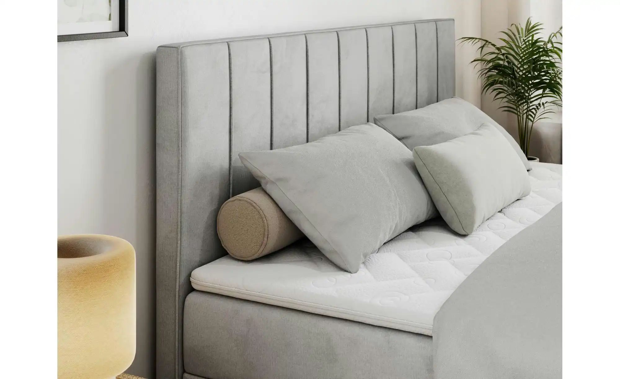 Thumbnail - Boxbett mit Bettkasten Ally ¦ silber ¦ Maße (cm): B: 120 H: 118 Betten > Komfortbetten - Höffner