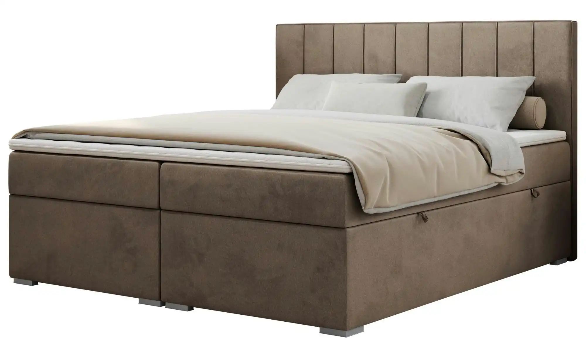 Boxbett mit Bettkasten Ally ¦ braun ¦ Maße (cm): B: 140 H: 118 Betten > Kom günstig online kaufen