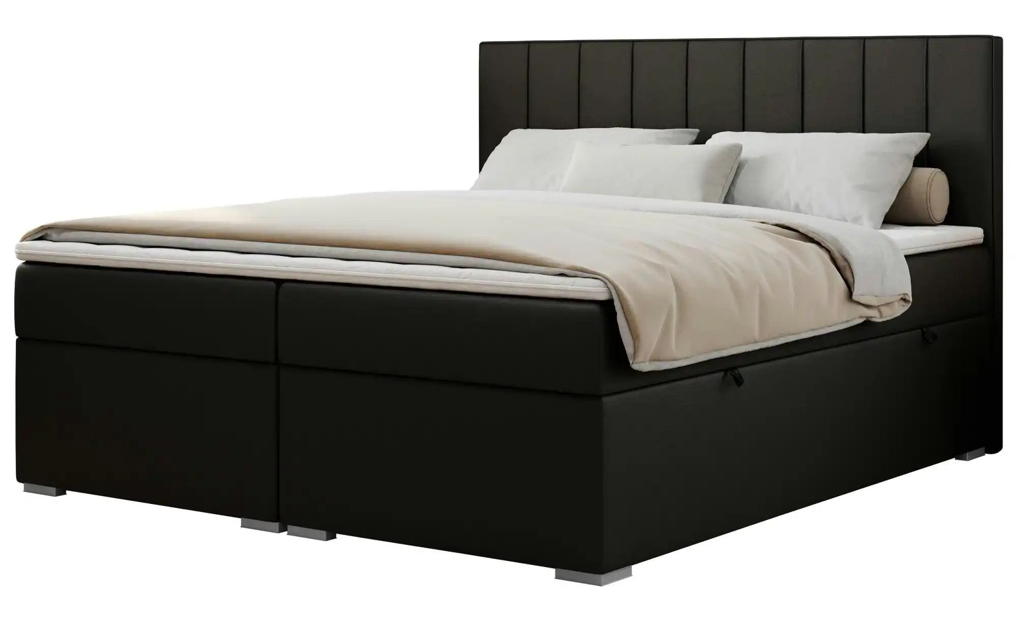 Boxbett mit Bettkasten Ally ¦ schwarz ¦ Maße (cm): B: 160 H: 118 Betten > K günstig online kaufen