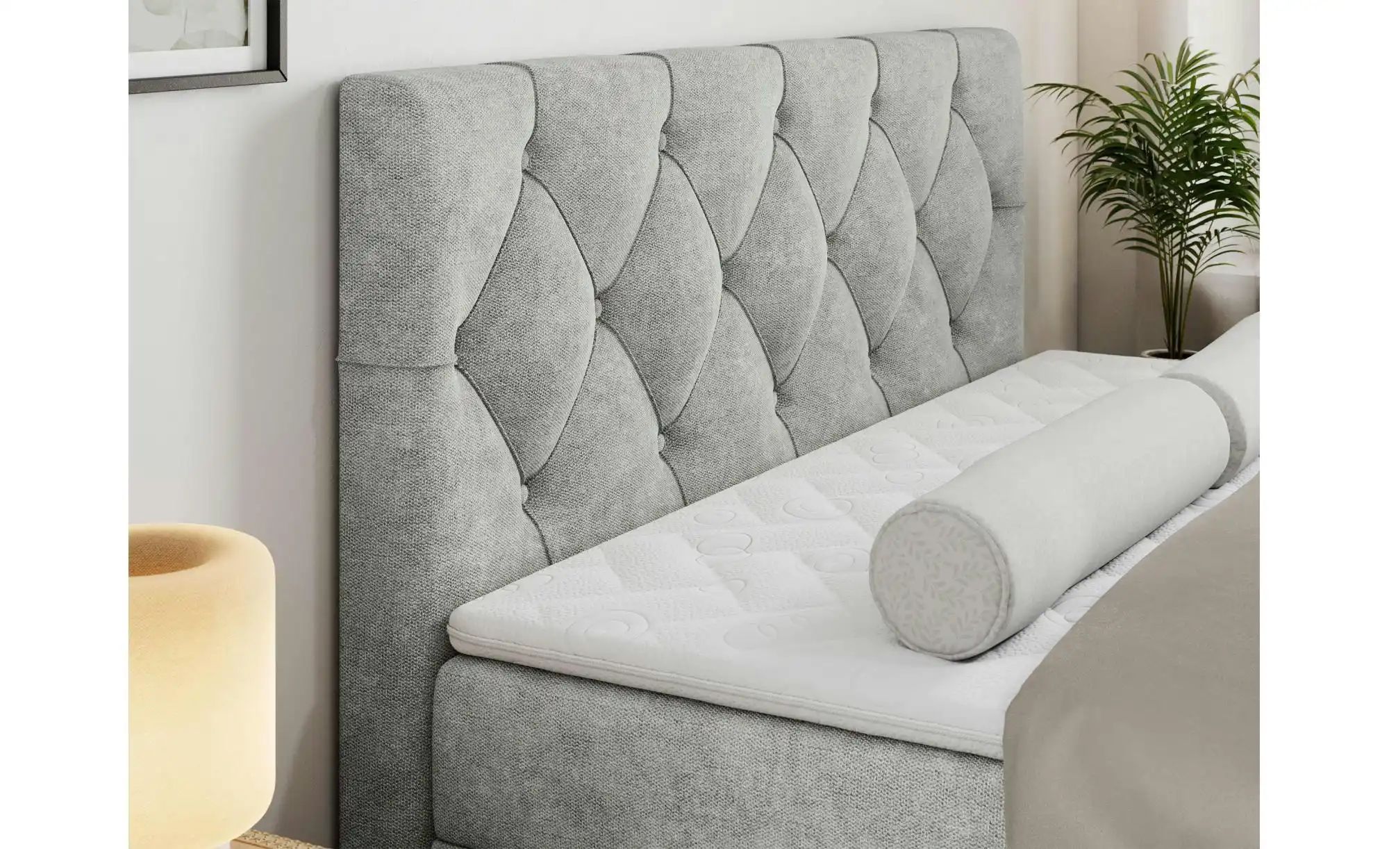 Thumbnail - Boxbett mit Bettkasten Alda ¦ grau ¦ Maße (cm): B: 120 H: 118 Betten > Komfortbetten - Höffner