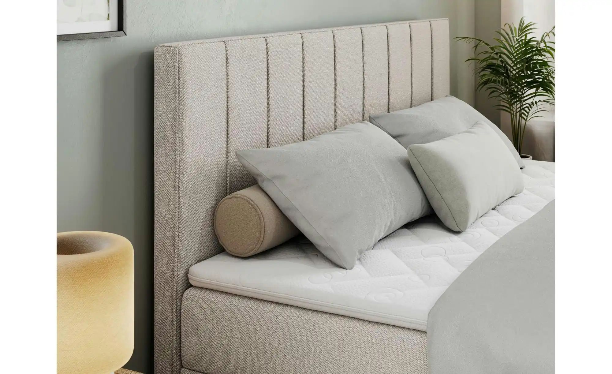 Thumbnail - Boxbett mit Bettkasten Ally ¦ beige ¦ Maße (cm): B: 120 H: 118 Betten > Komfortbetten - Höffner