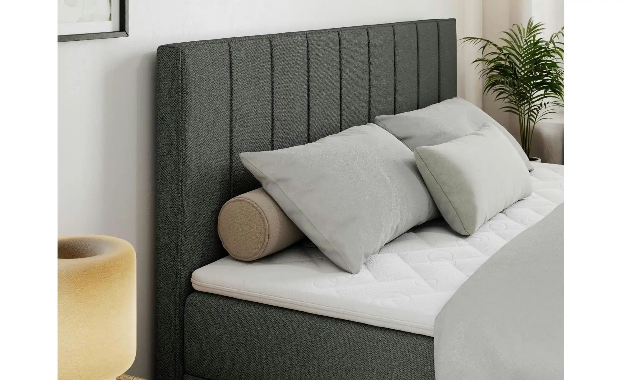 Thumbnail - Boxbett mit Bettkasten Ally ¦ grau ¦ Maße (cm): B: 200 H: 118 Betten > Komfortbetten - Höffner