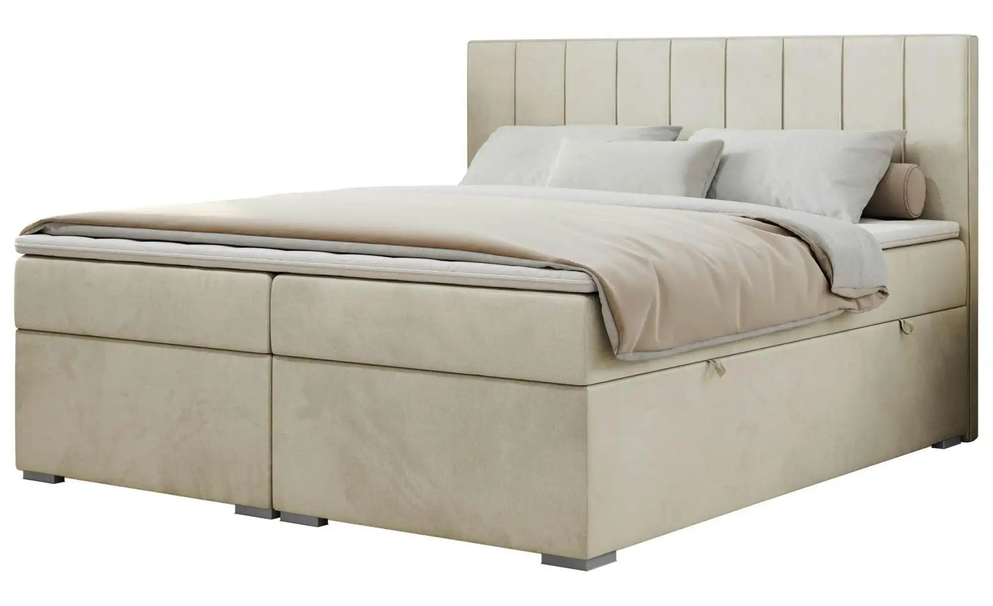 Boxbett mit Bettkasten Ally ¦ beige ¦ Maße (cm): B: 160 H: 118 Betten > Kom günstig online kaufen