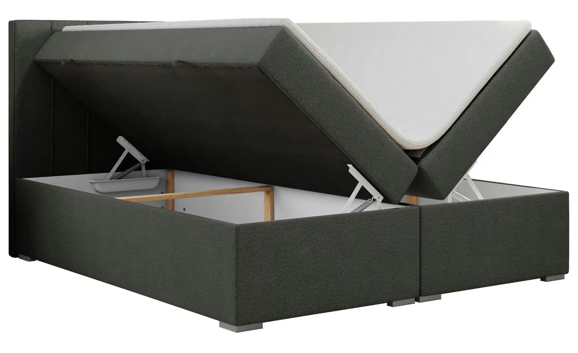 Boxbett mit Bettkasten Ally ¦ grau ¦ Maße (cm): B: 160 H: 118 Betten > Komf günstig online kaufen