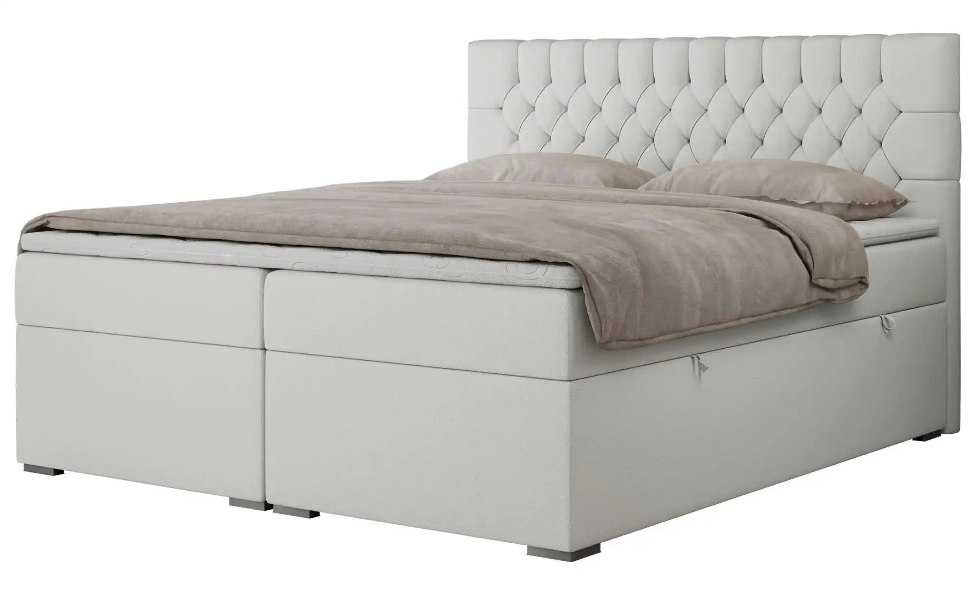 Boxbett mit Bettkasten Pera ¦ weiß ¦ Maße (cm): B: 180 H: 125 Betten > Pols günstig online kaufen