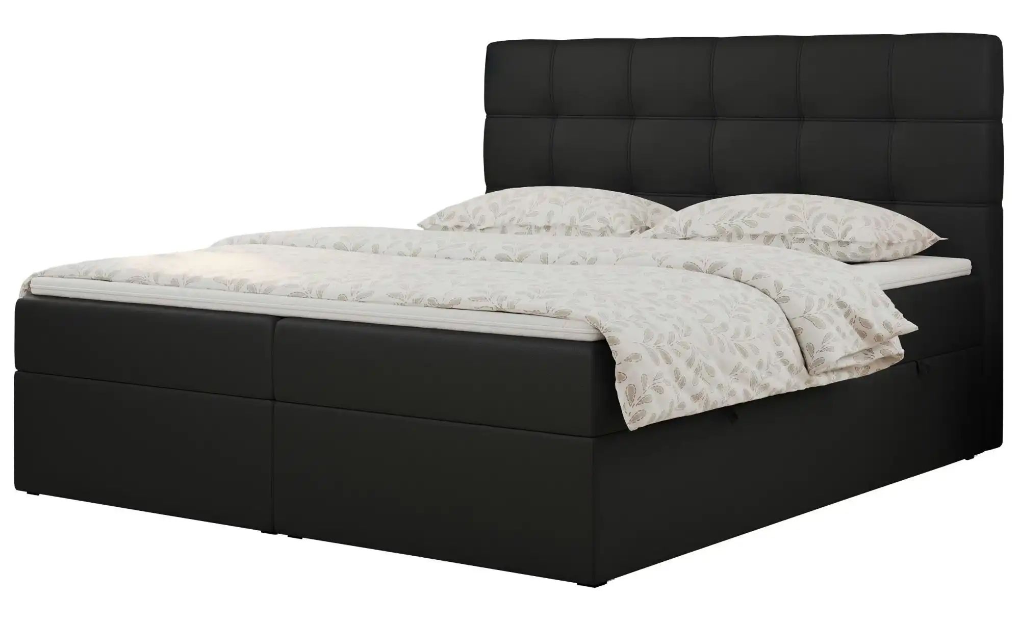 Boxbett mit Bettkasten Erni ¦ schwarz ¦ Maße (cm): B: 160 H: 110 Betten > P günstig online kaufen