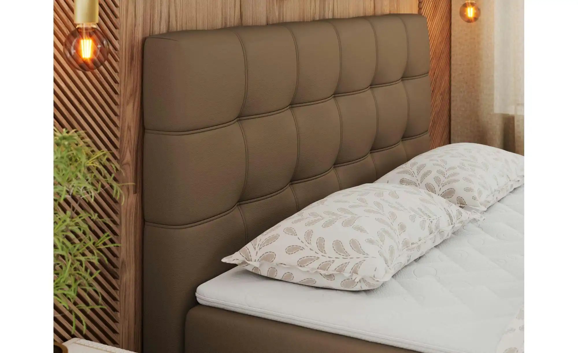 Thumbnail - Boxbett mit Bettkasten Erni ¦ braun ¦ Maße (cm): B: 140 H: 110 Betten > Komfortbetten - Höffner