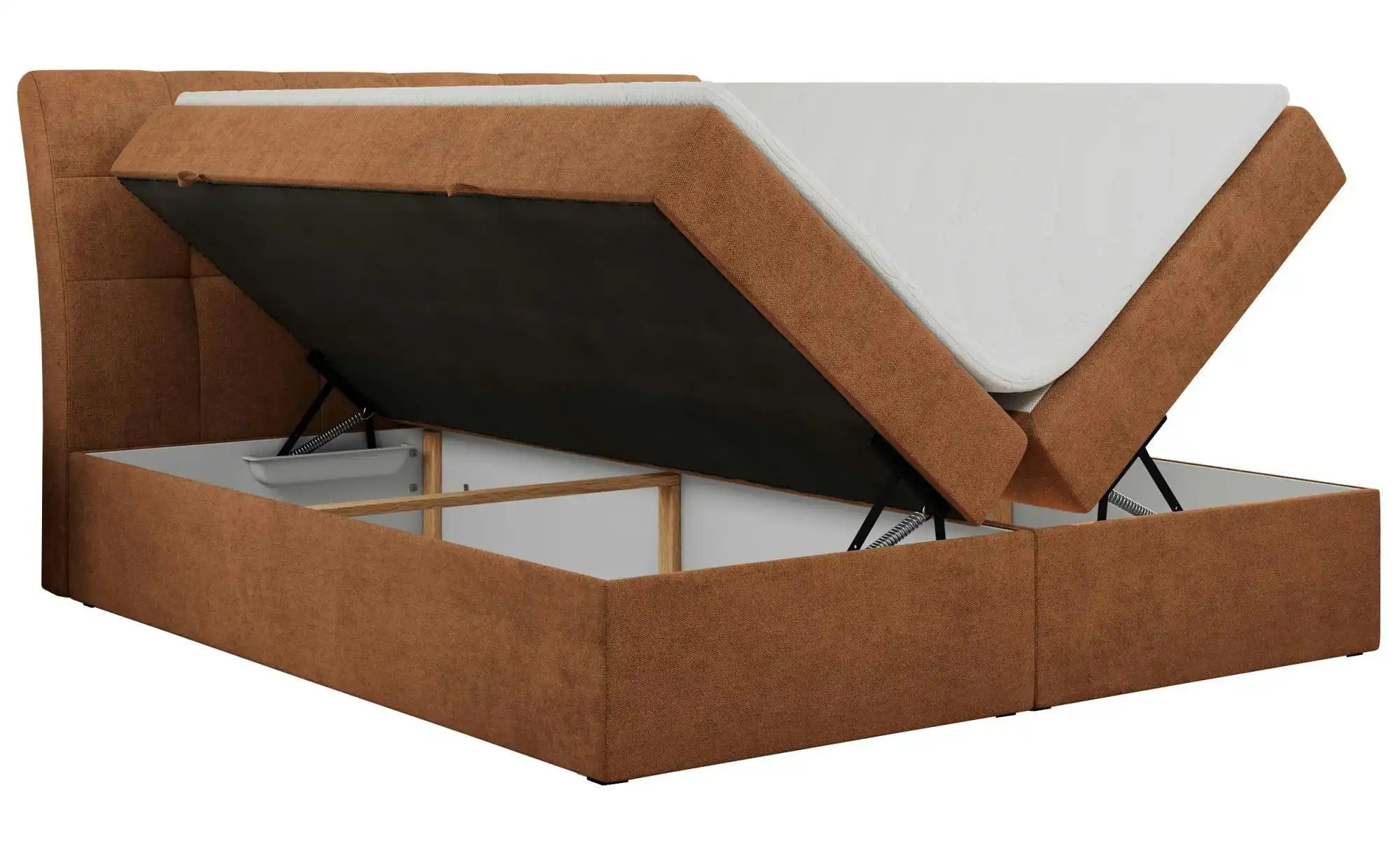 Boxbett mit Bettkasten Diegos ¦ orange ¦ Maße (cm): H: 118 Betten > Komfort günstig online kaufen