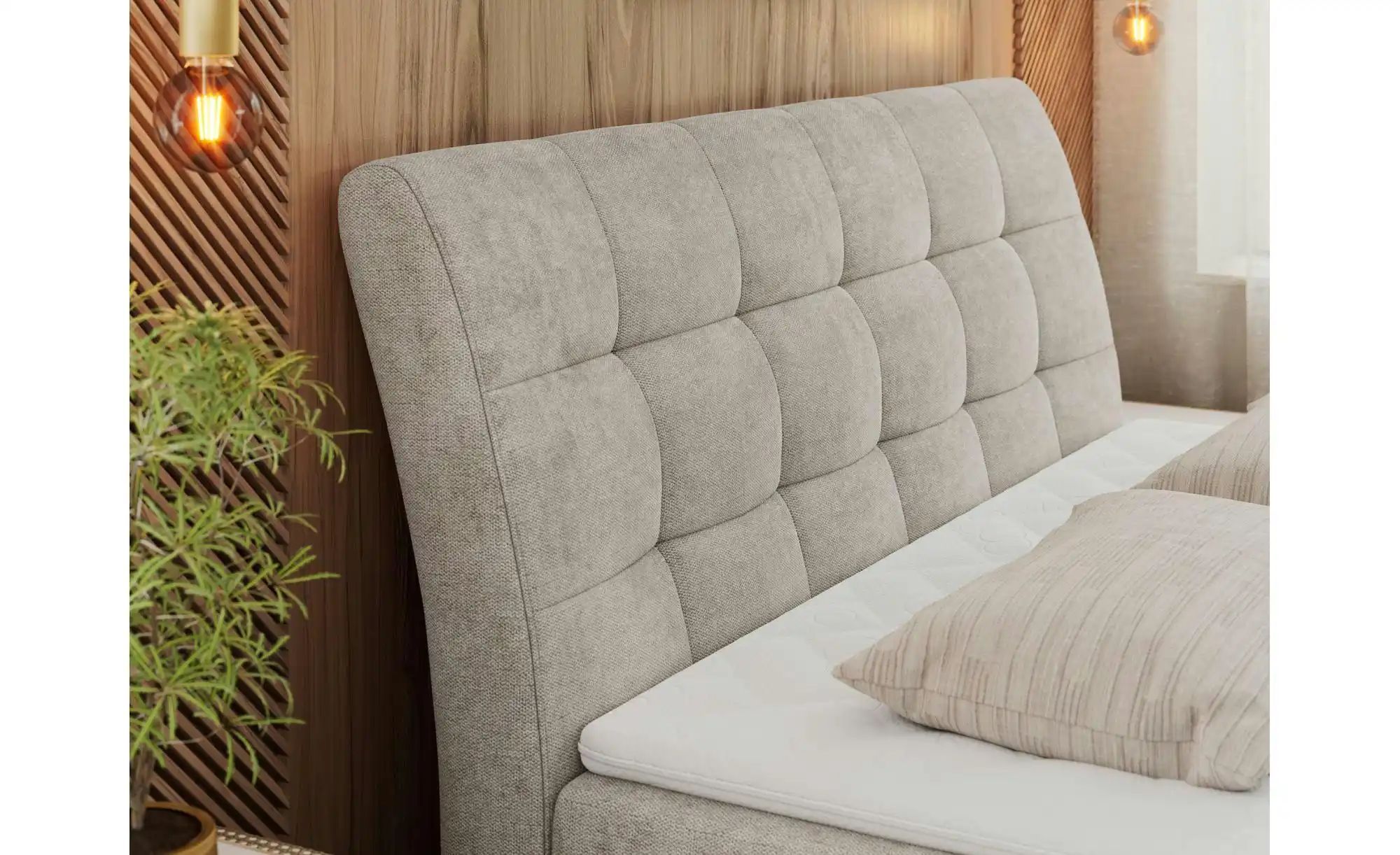 Thumbnail - Boxbett mit Bettkasten Diegos ¦ beige ¦ Maße (cm): B: 200 H: 118 Betten > Komfortbetten - Höffner