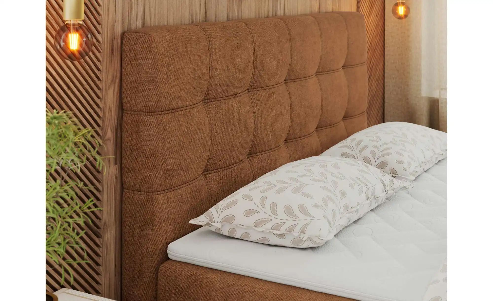 Thumbnail - Boxbett mit Bettkasten Erni ¦ orange ¦ Maße (cm): B: 200 H: 110 Betten > Komfortbetten - Höffner