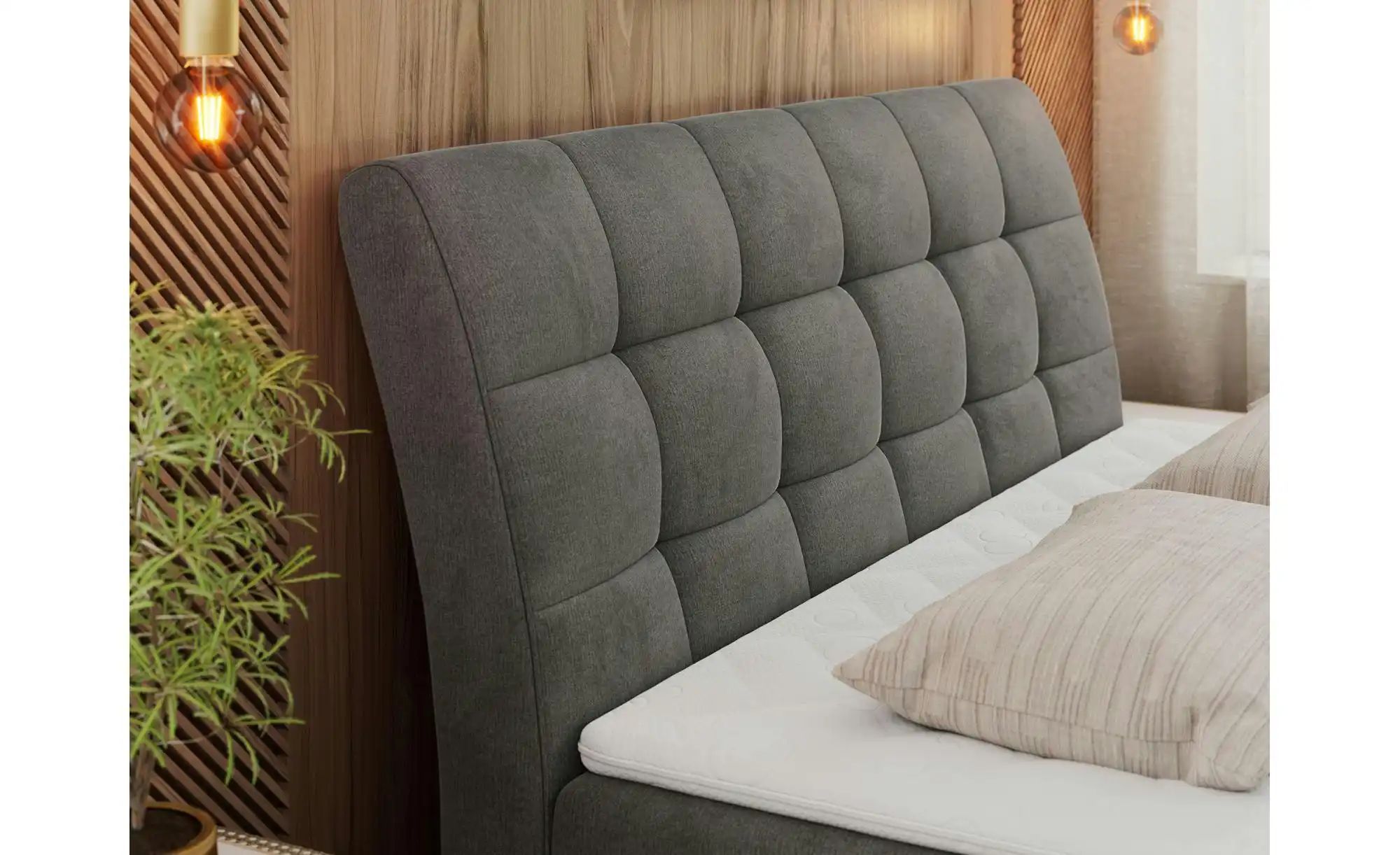 Thumbnail - Boxbett mit Bettkasten Diegos ¦ grau ¦ Maße (cm): B: 180 H: 118 Betten > Komfortbetten - Höffner