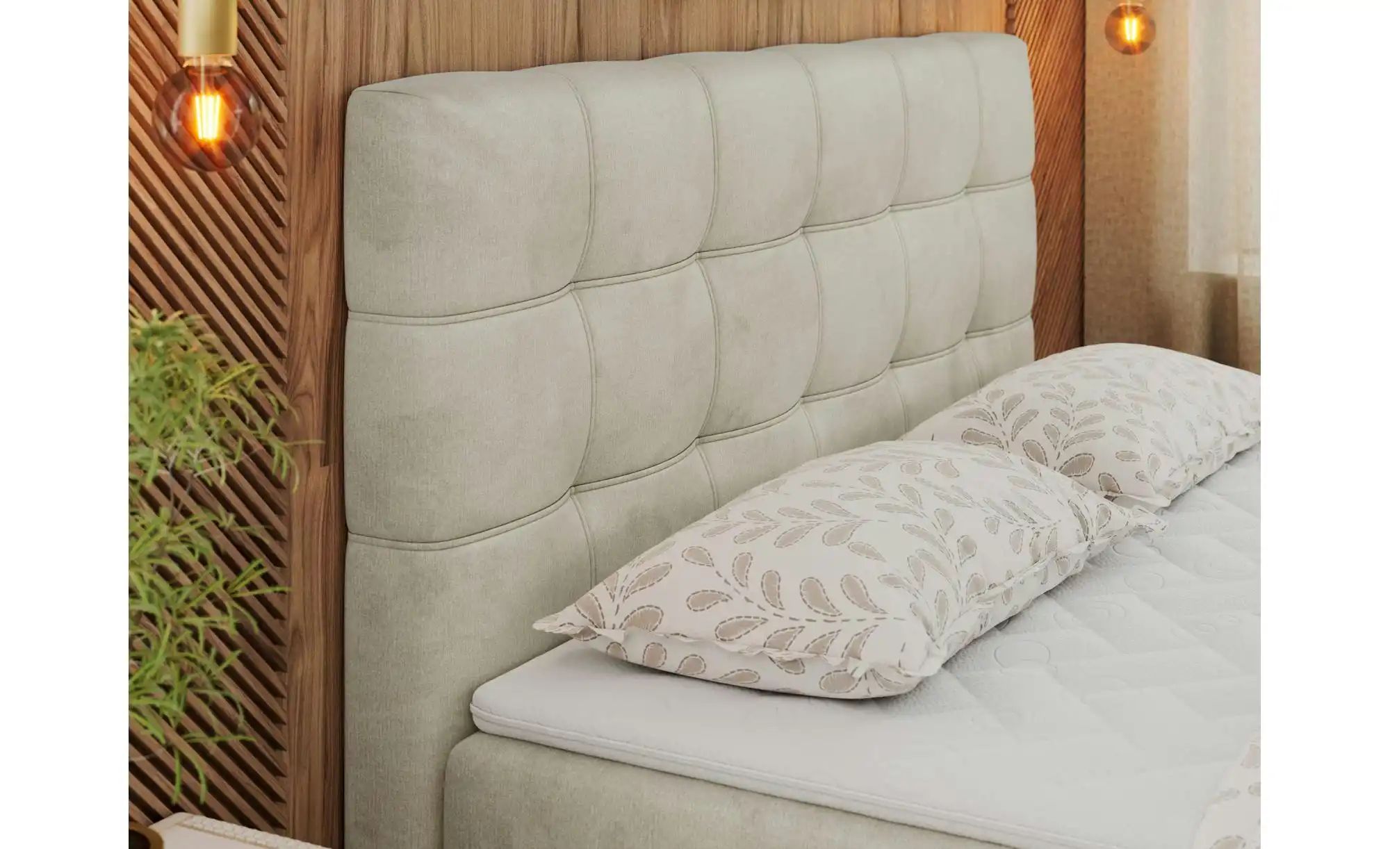 Thumbnail - Boxbett mit Bettkasten Erni ¦ beige ¦ Maße (cm): B: 180 H: 110 Betten > Komfortbetten - Höffner