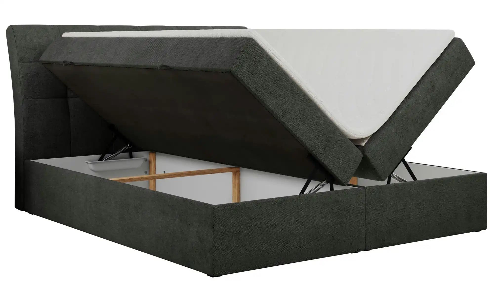 Boxbett mit Bettkasten Diegos ¦ grau ¦ Maße (cm): H: 118 Betten > Komfortbe günstig online kaufen