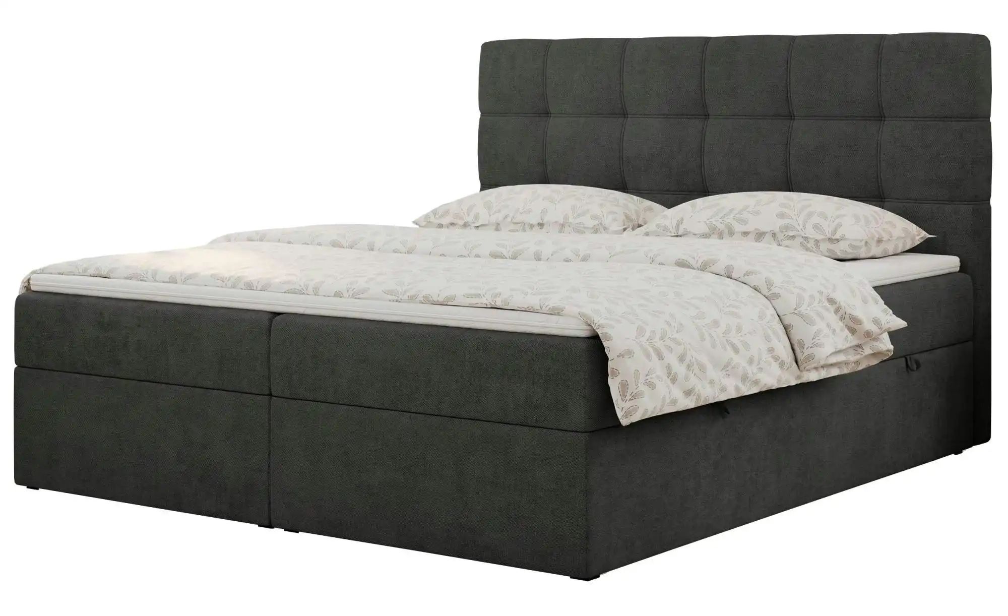 Boxbett mit Bettkasten Erni ¦ grau ¦ Maße (cm): B: 180 H: 110 Betten > Komf günstig online kaufen