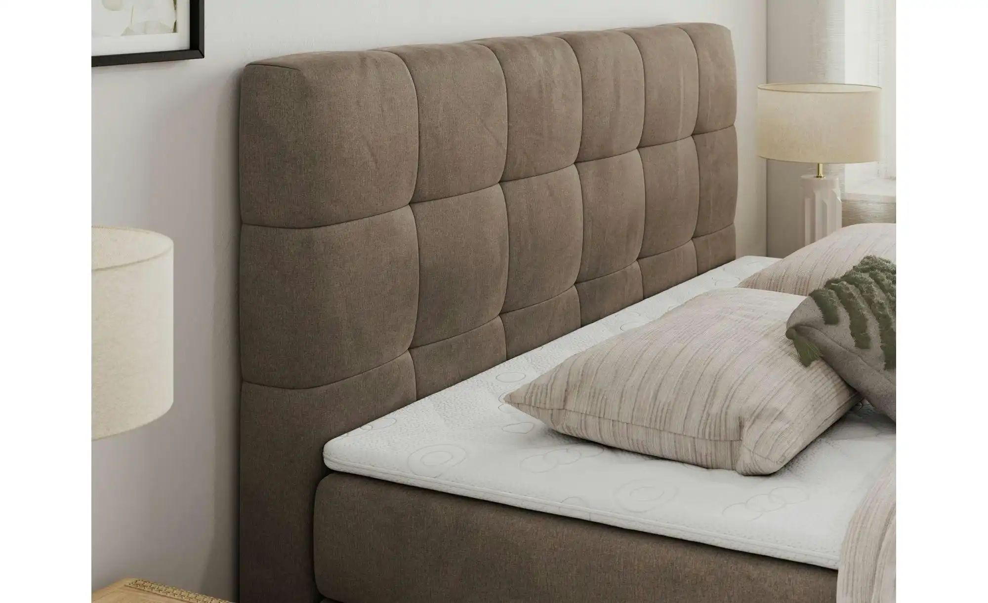 Thumbnail - Boxspringbett mit Bettkasten Luka King ¦ braun ¦ Maße (cm): B: 200 H: 110 Betten > Boxspringbetten - Höffner