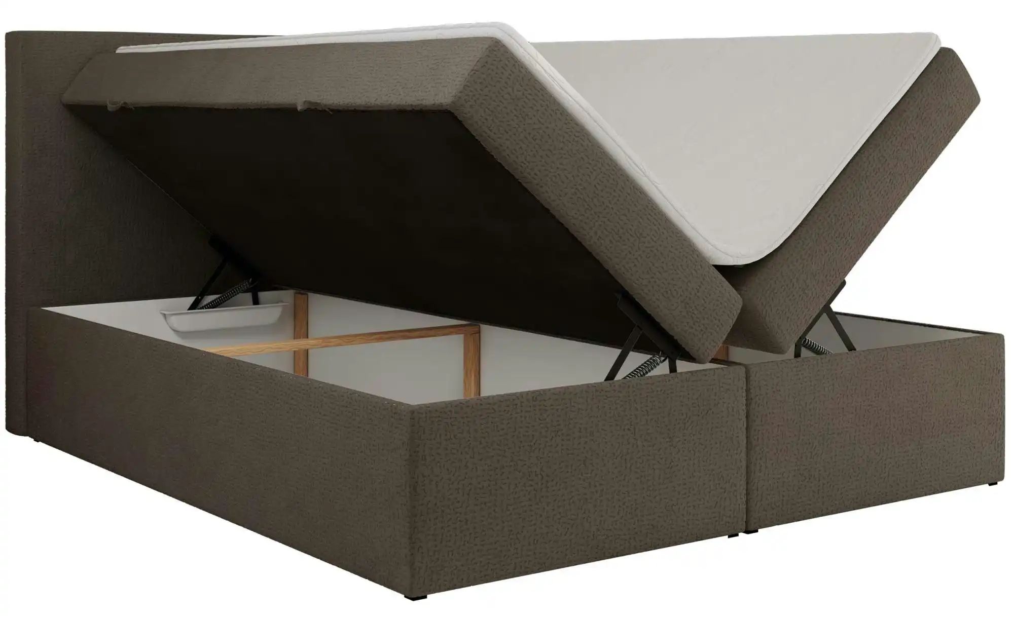 Boxbett mit Bettkasten Jaguar ¦ braun ¦ Maße (cm): H: 119 Betten > Komfortb günstig online kaufen