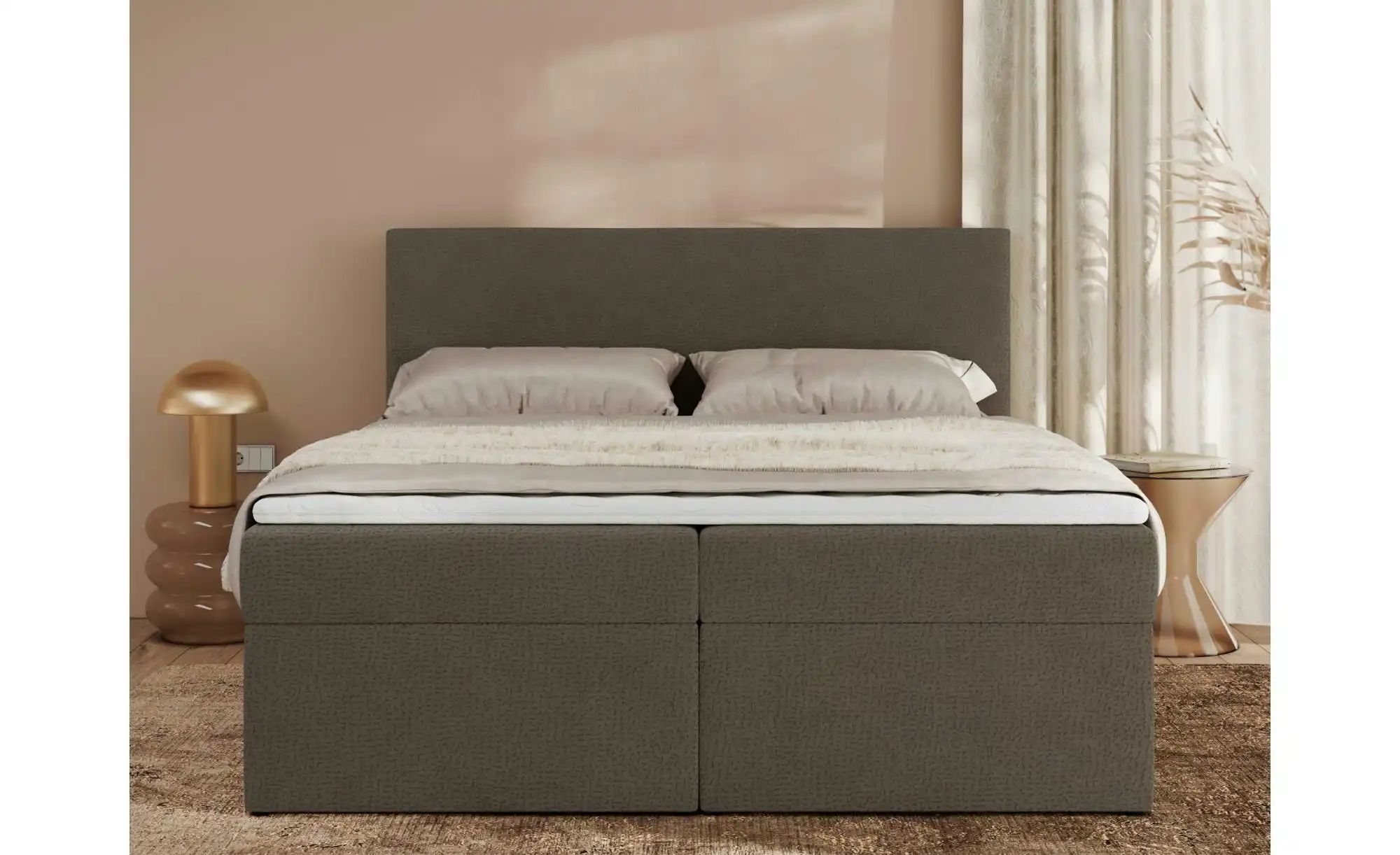 Thumbnail - Boxbett mit Bettkasten Jaguar ¦ braun ¦ Maße (cm): B: 144 H: 119 Betten > Komfortbetten - Höffner