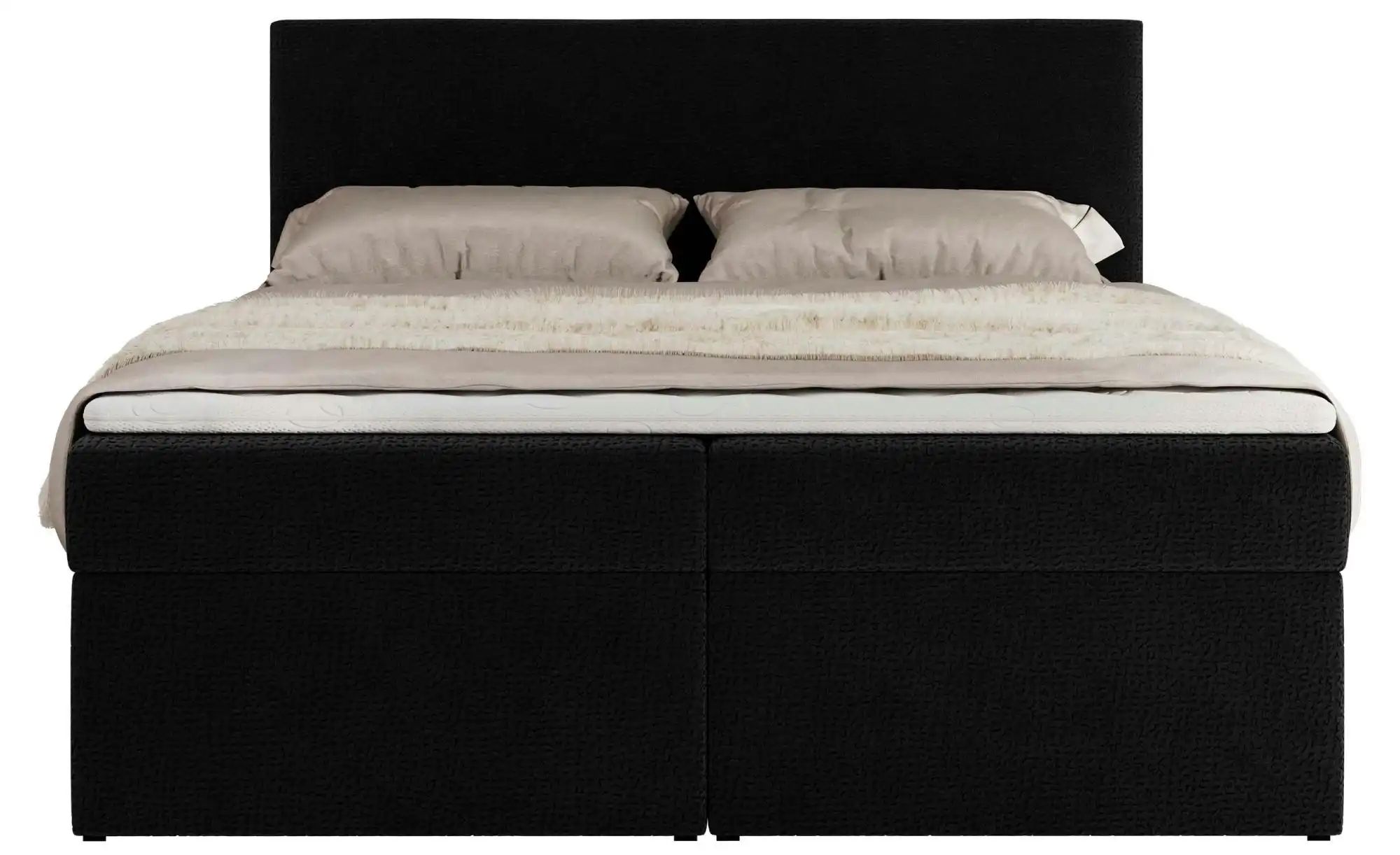 Thumbnail - Boxbett mit Bettkasten Jaguar ¦ schwarz ¦ Maße (cm): B: 164 H: 119 Betten > Komfortbetten - Höffner