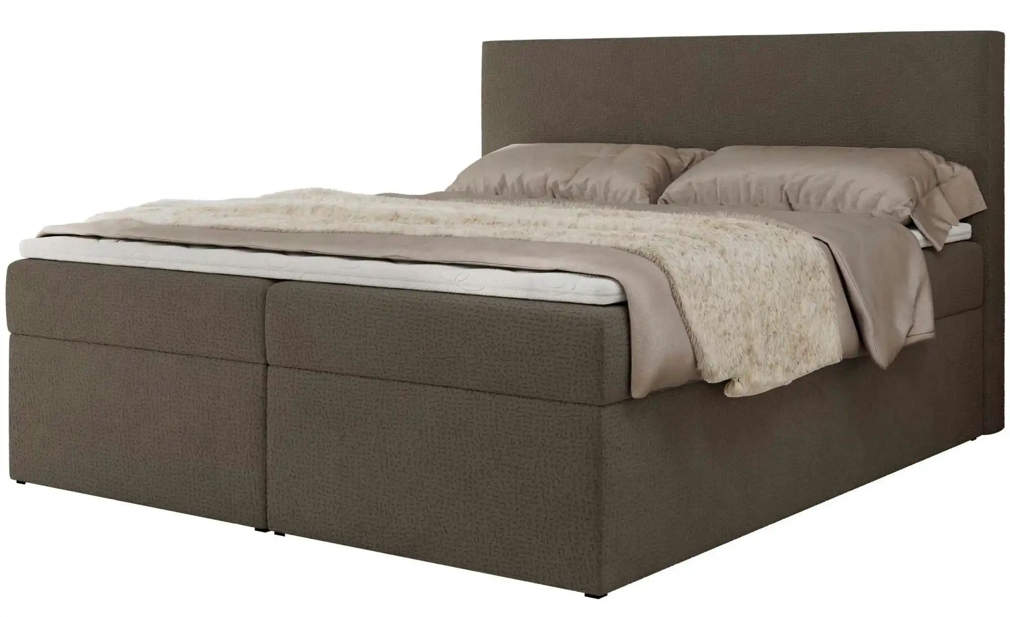 Boxbett mit Bettkasten Jaguar ¦ braun ¦ Maße (cm): H: 119 Betten > Komfortb günstig online kaufen