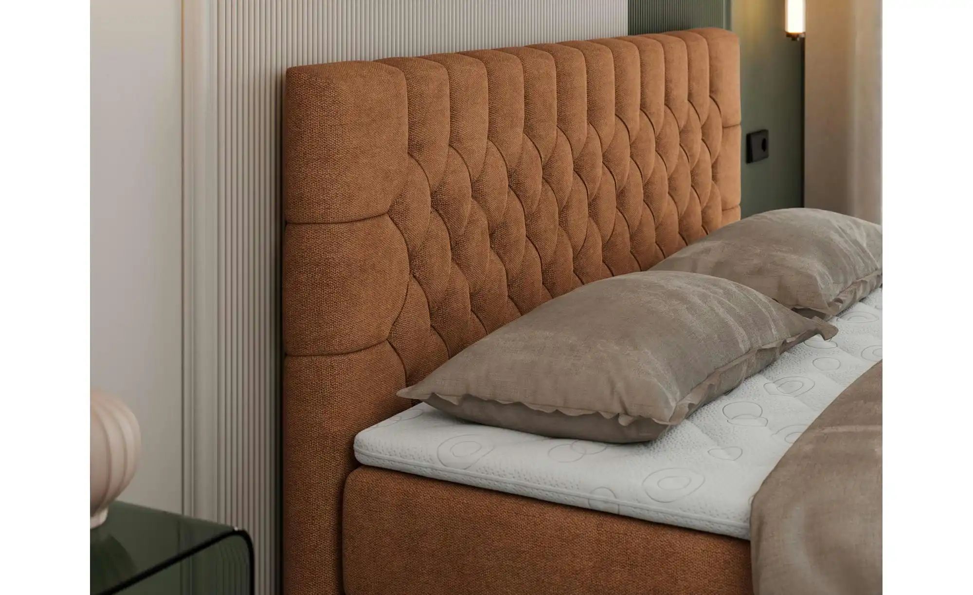 Thumbnail - Boxbett mit Bettkasten Pera ¦ orange ¦ Maße (cm): H: 125 Betten > Komfortbetten - Höffner