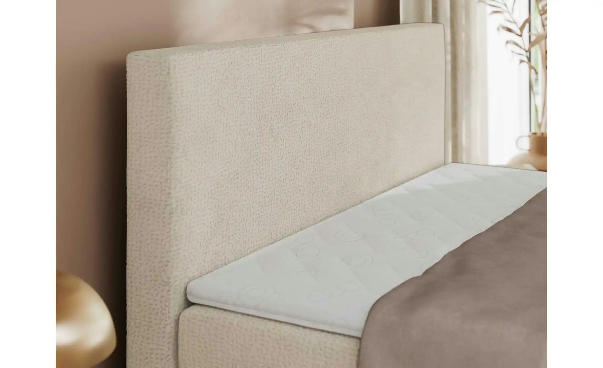Thumbnail - Boxbett mit Bettkasten Jaguar ¦ beige ¦ Maße (cm): H: 119 Betten > Komfortbetten - Höffner