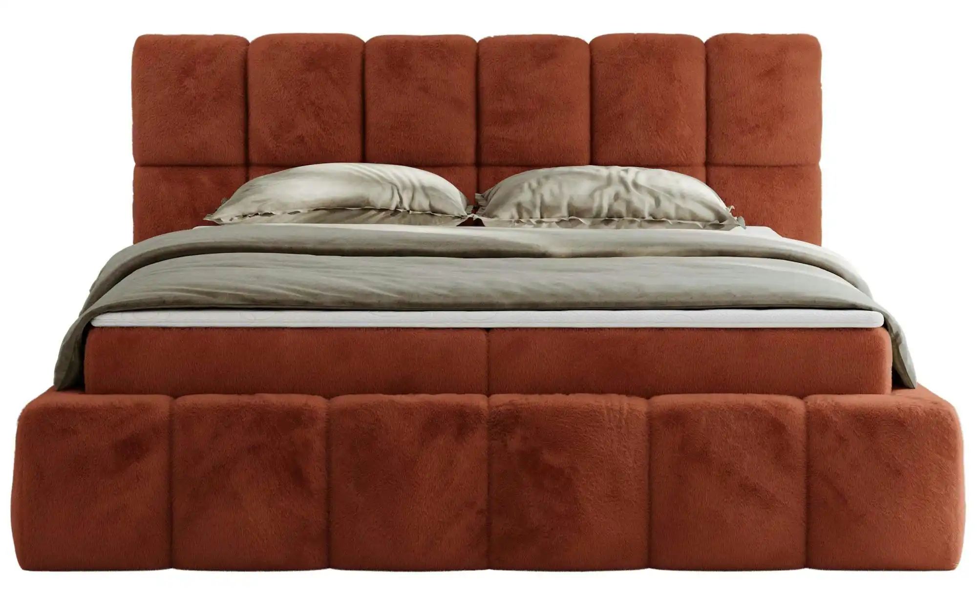 Boxbett mit Bettkasten Nira ¦ orange ¦ Maße (cm): H: 113 Betten > Komfortbe günstig online kaufen