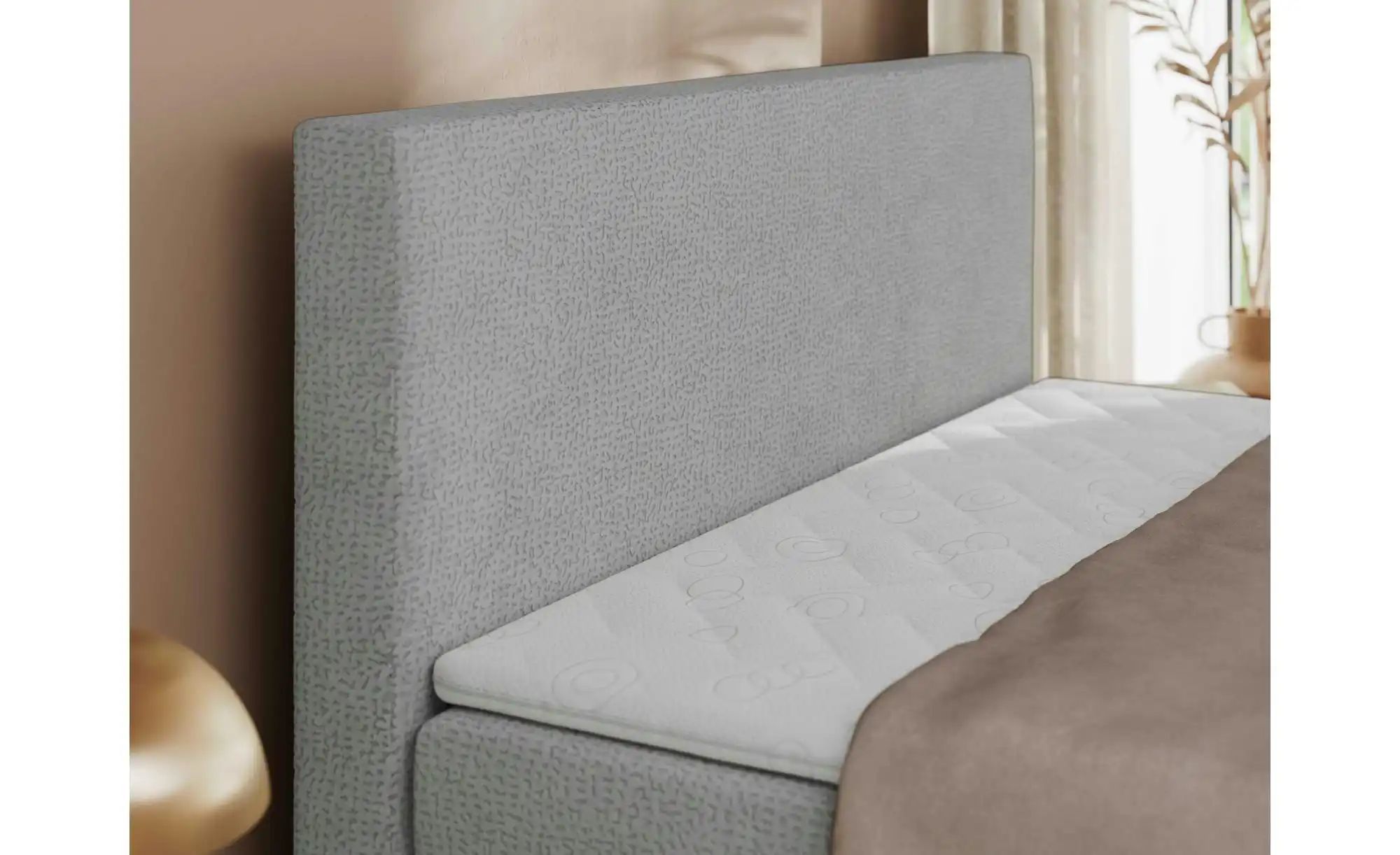 Thumbnail - Boxbett mit Bettkasten Jaguar ¦ grau ¦ Maße (cm): B: 144 H: 119 Betten > Komfortbetten - Höffner