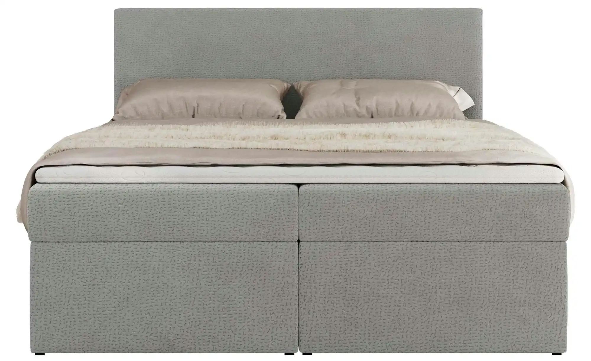 Boxbett mit Bettkasten Jaguar ¦ grau ¦ Maße (cm): H: 119 Betten > Komfortbe günstig online kaufen