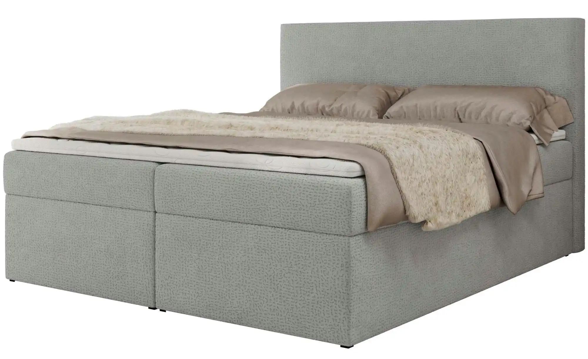 Boxbett mit Bettkasten Jaguar ¦ grau ¦ Maße (cm): H: 119 Betten > Komfortbe günstig online kaufen