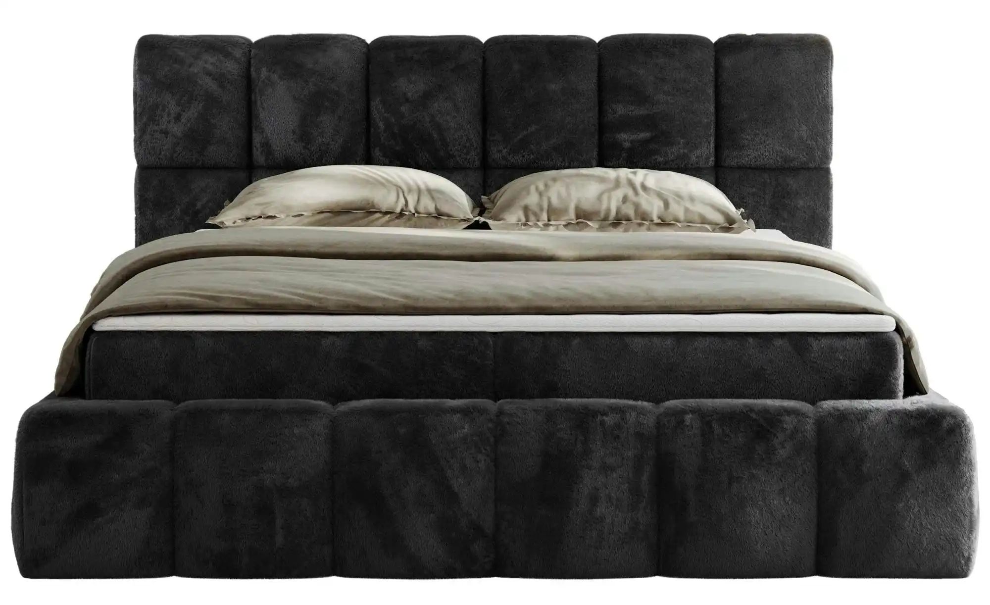 Boxbett mit Bettkasten Nira ¦ grau ¦ Maße (cm): H: 113 Betten > Komfortbett günstig online kaufen