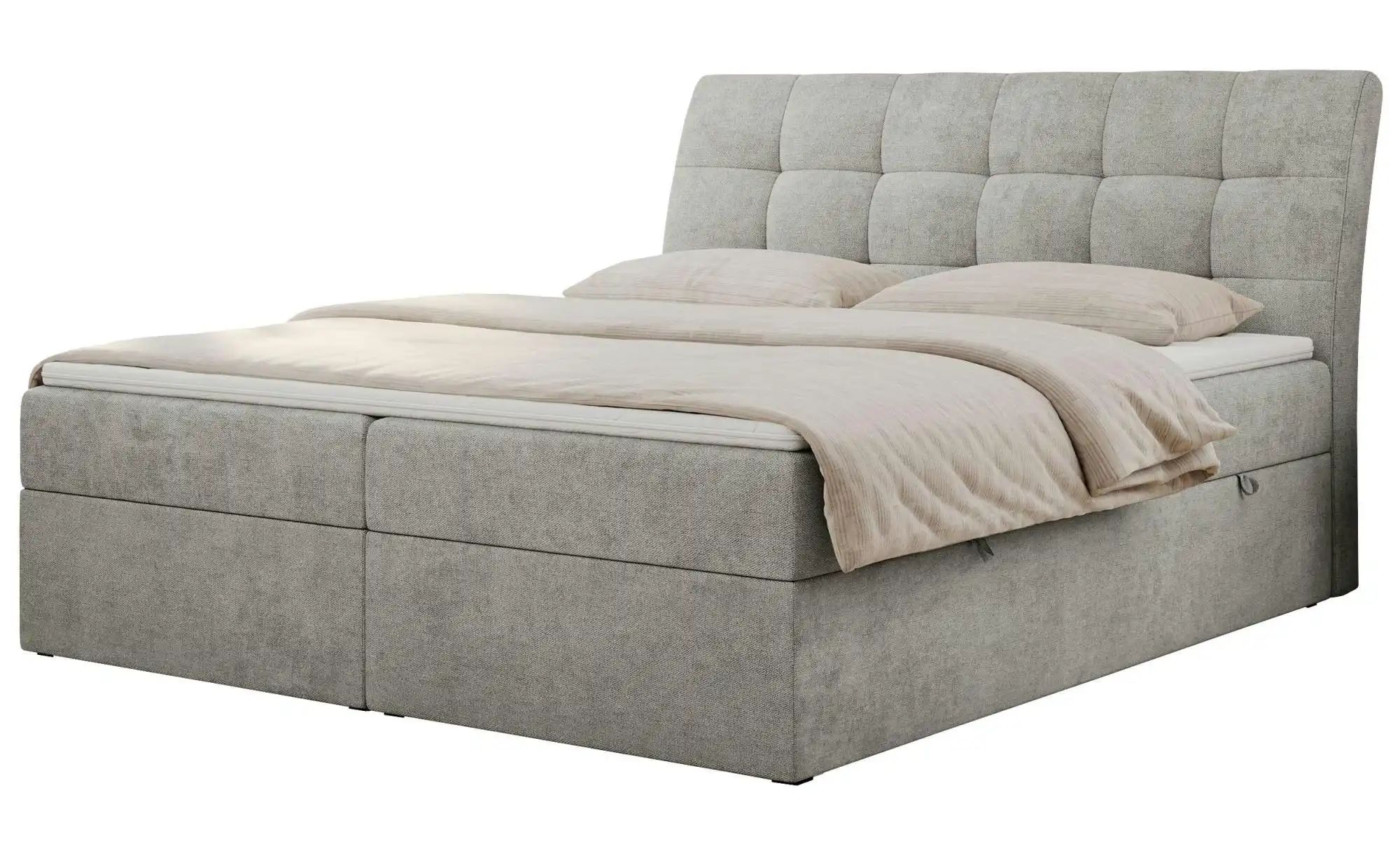 Boxbett mit Bettkasten Diegos ¦ grau ¦ Maße (cm): B: 140 H: 118 Betten > Ko günstig online kaufen