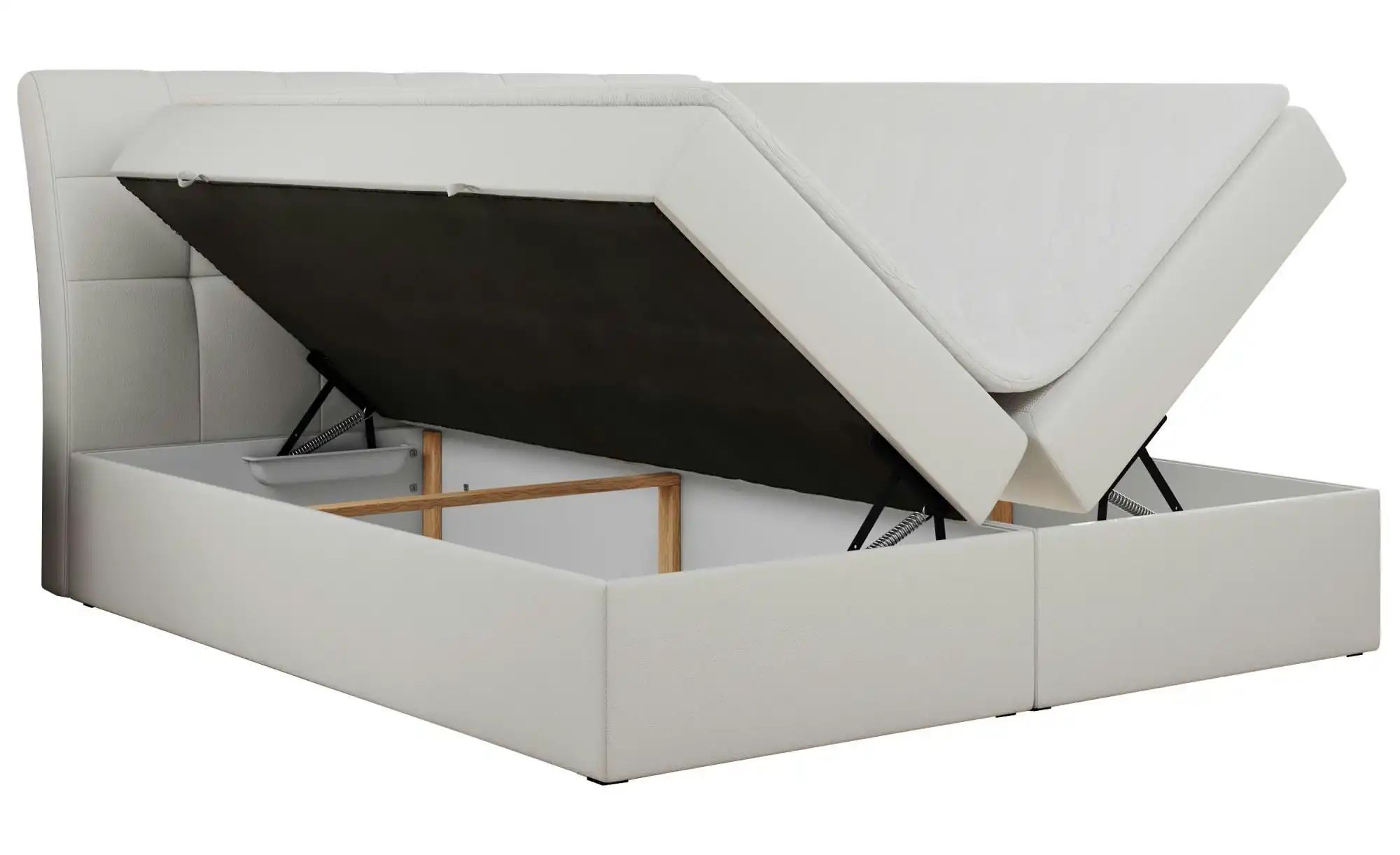Boxbett mit Bettkasten Diegos ¦ weiß ¦ Maße (cm): H: 118 Betten > Polsterbe günstig online kaufen