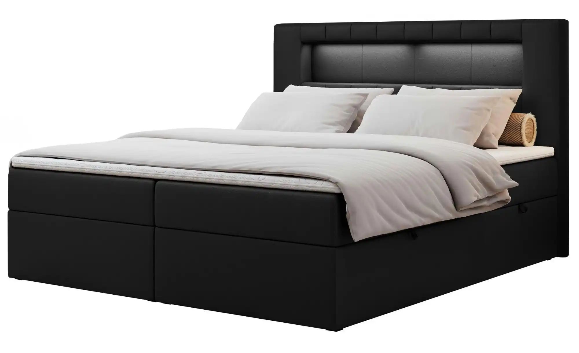 Boxbett mit Bettkasten Gold 5 ¦ schwarz ¦ Maße (cm): H: 103 Betten > Komfor günstig online kaufen