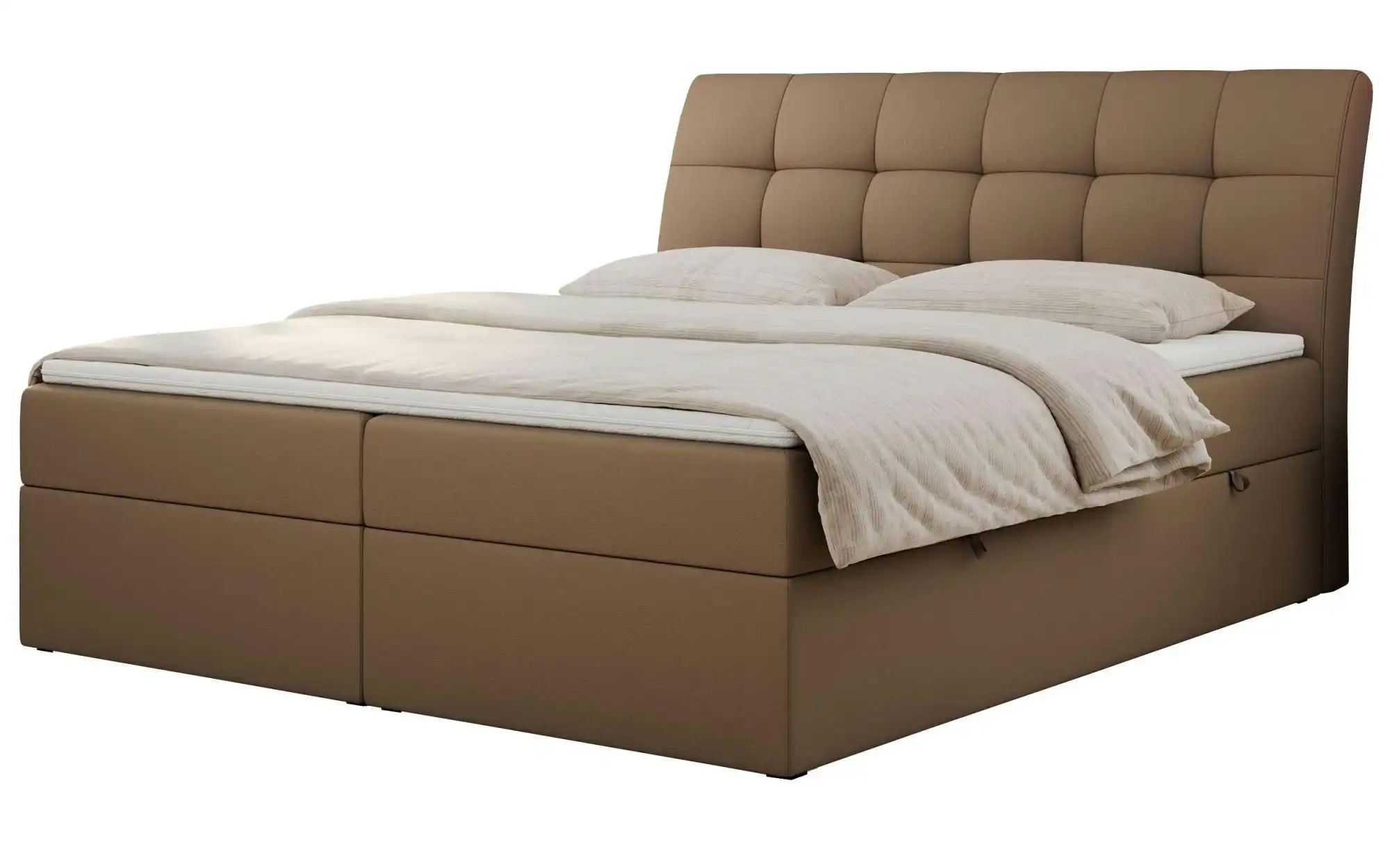 Boxbett mit Bettkasten Diegos ¦ braun ¦ Maße (cm): H: 118 Betten > Komfortb günstig online kaufen
